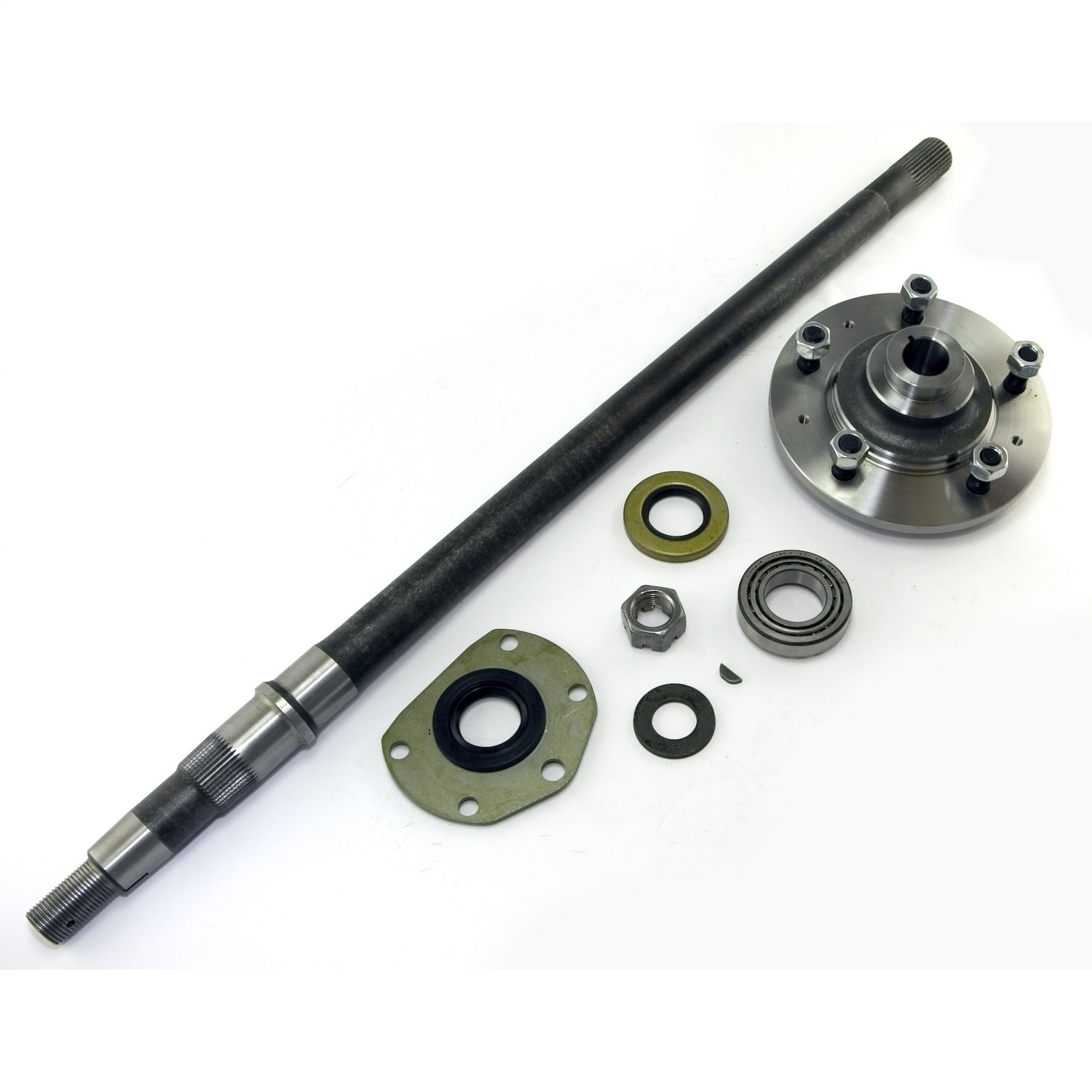 Jeep Omix Axle Shaft (Amc 20 Wide Track), Rh (31.5-Inch), Includes: Axle, Hub, Bearing, Cup,