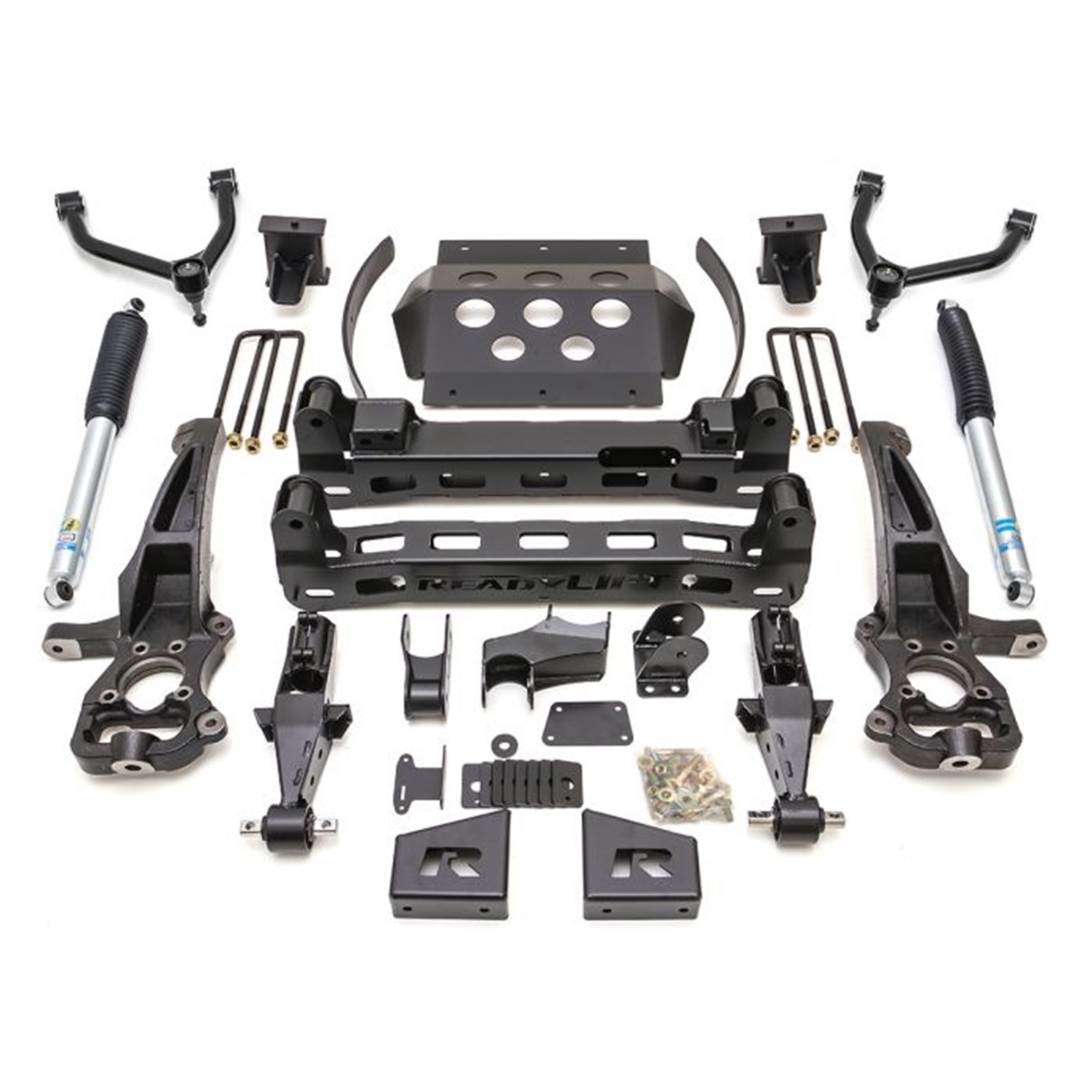 Readylift Big Lift Kit W/shocks; 8 In. Lift; W/upper Control Arms And Rear Bilstein Shocks;, Readylift Big Lift Kit W/shocks; 8 In. Lift; W/upper Control Arms And Rear Bilstein Shocks;,