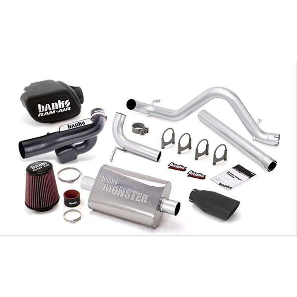 Banks Power Stinger System (No Automind); S/s-Black Tip-2012-18 Jeep 3.6L Wrangler; All-4Dr, Banks Power Stinger System (No Automind); S/s-Black Tip-2012-18 Jeep 3.6L Wrangler; All-4Dr,