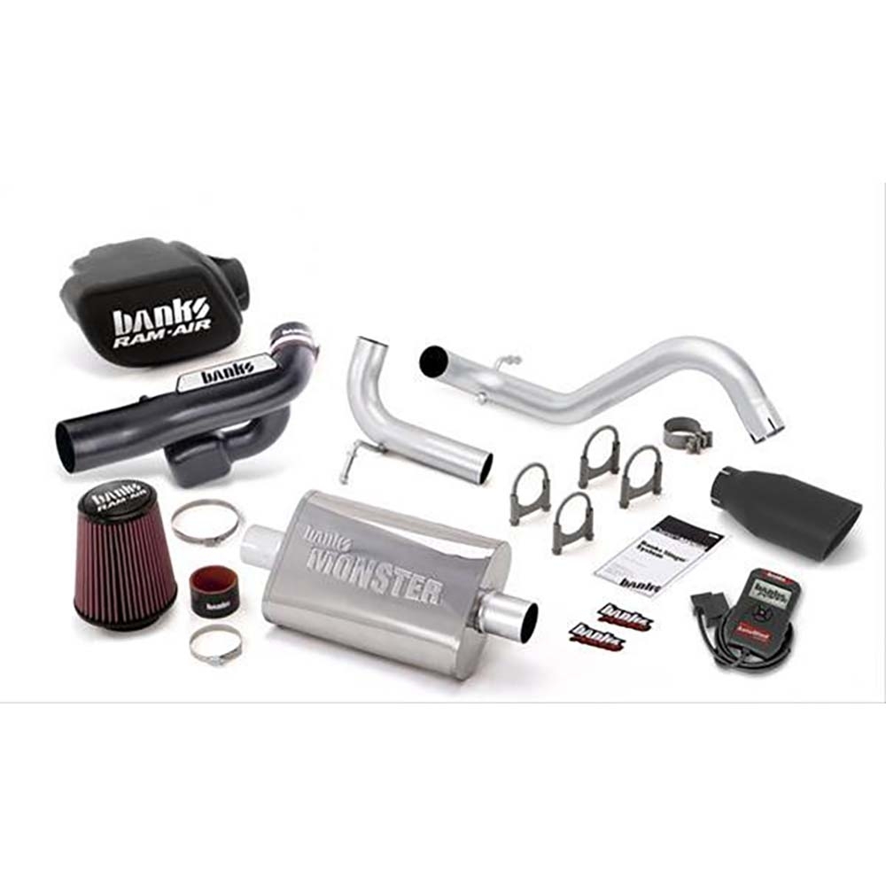 Banks Power Stinger System (W/automind); S/s-Black Tip-2012-14 Jeep 3.6L Wrangler; All-2Dr, Banks Power Stinger System (W/automind); S/s-Black Tip-2012-14 Jeep 3.6L Wrangler; All-2Dr,