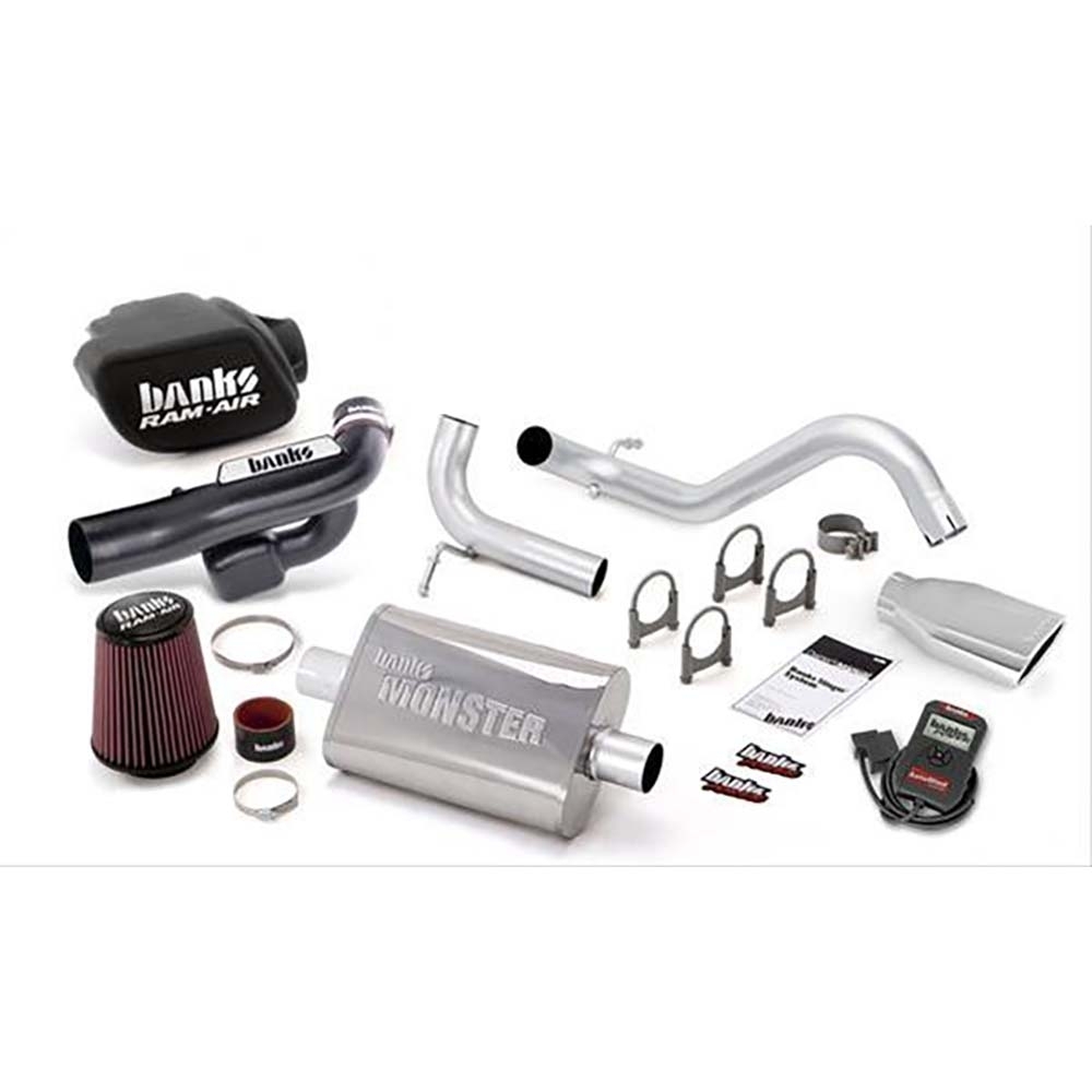 Banks Power Stinger System (W/automind); S/s-Chrome Tip-2012-14 Jeep 3.6L Wrangler; All-2Dr, Banks Power Stinger System (W/automind); S/s-Chrome Tip-2012-14 Jeep 3.6L Wrangler; All-2Dr,