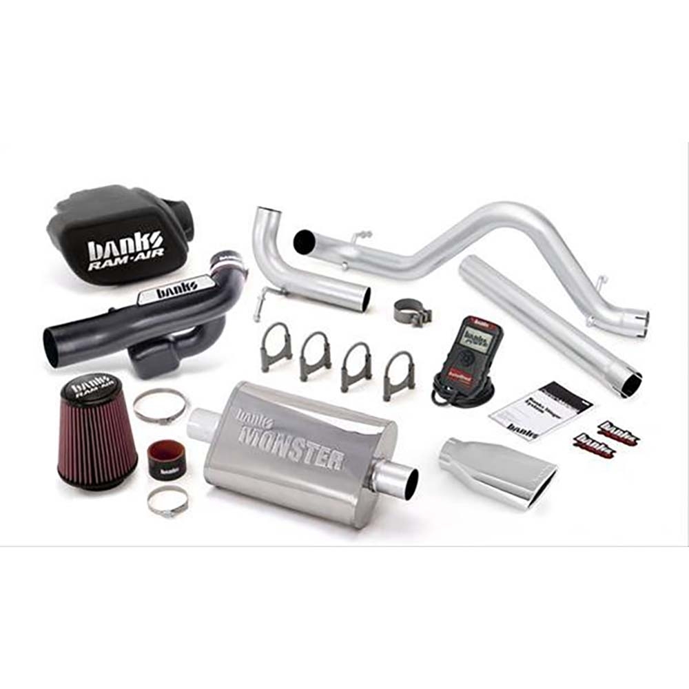 Banks Power Stinger System (W/automind); S/s-Chrome Tip-2012-14 Jeep 3.6L Wrangler; All-4Dr, Banks Power Stinger System (W/automind); S/s-Chrome Tip-2012-14 Jeep 3.6L Wrangler; All-4Dr,