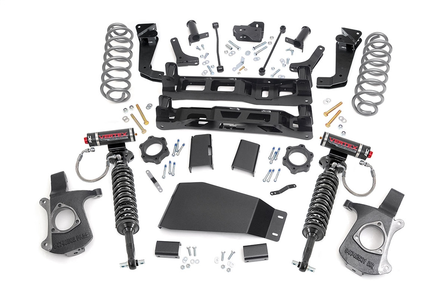 Rough Country 7.5In Gm Suspension Lift Kit W/ Vertex Coilovers (07-13 Tahoe/yukon), Suspension