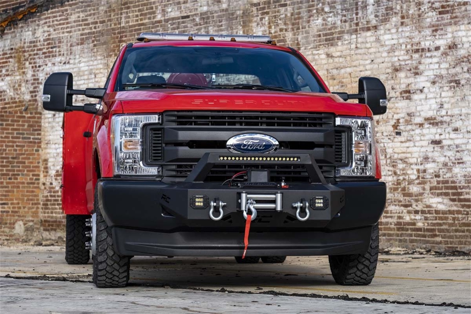 Rough Country Exo Winch Mount System (17-20 Ford F-250 / F-350), DHTP-51004 Rough Country Exo Winch Mount System (17-20 Ford F-250 / F-350), DHTP-51004