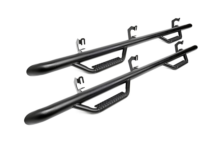 Rough Country Ford Wheel To Wheel Nerf Steps (17-20 F-250/350 Crew Cab | 6.75' Bed), DHTP-RCF17100CC Rough Country Ford Wheel To Wheel Nerf Steps (17-20 F-250/350 Crew Cab | 6.75' Bed), DHTP-RCF17100CC
