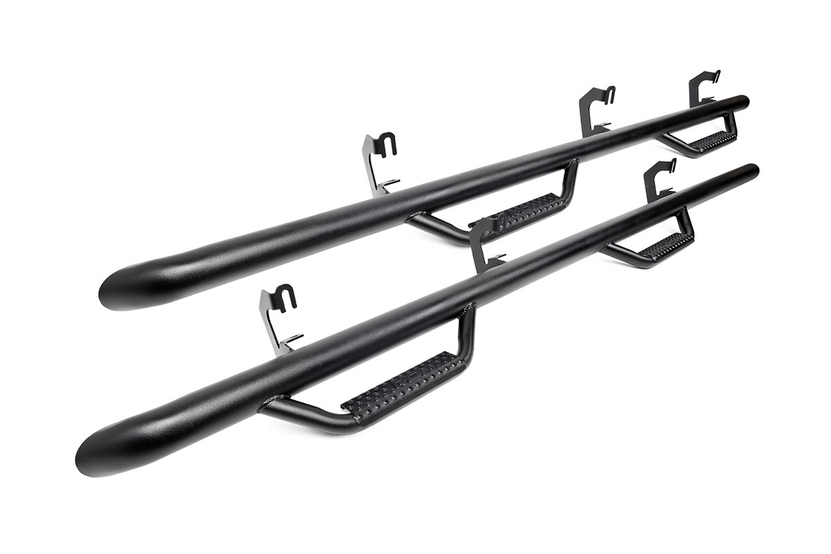 Rough Country Toyota Wheel To Wheel Nerf Steps (05-20 Tacoma Double Cab | 6Ft Bed), DHTP-RCT0589CC Rough Country Toyota Wheel To Wheel Nerf Steps (05-20 Tacoma Double Cab | 6Ft Bed), DHTP-RCT0589CC