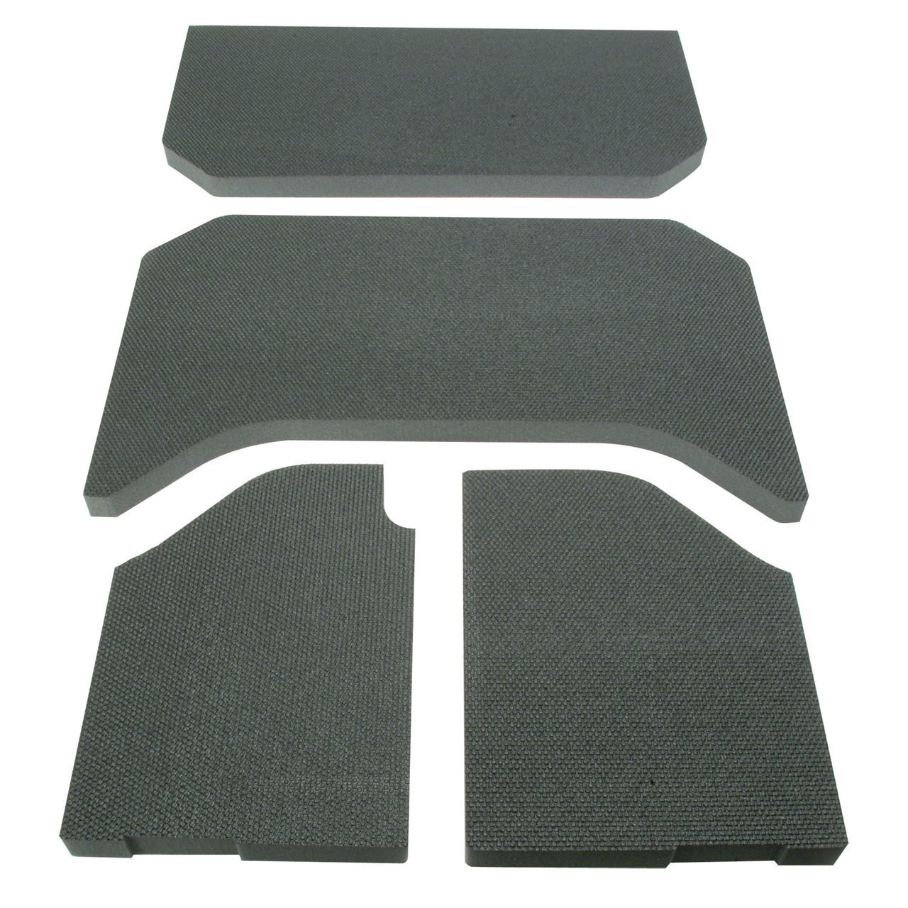 Boom Mat Original Finish Headliner, Black (4-Pieces) For 2007-2010 Jeep Wrangler Jk 4-Door | 07-10 Boom Mat Original Finish Headliner, Black (4-Pieces) For 2007-2010 Jeep Wrangler Jk 4-Door | 07-10