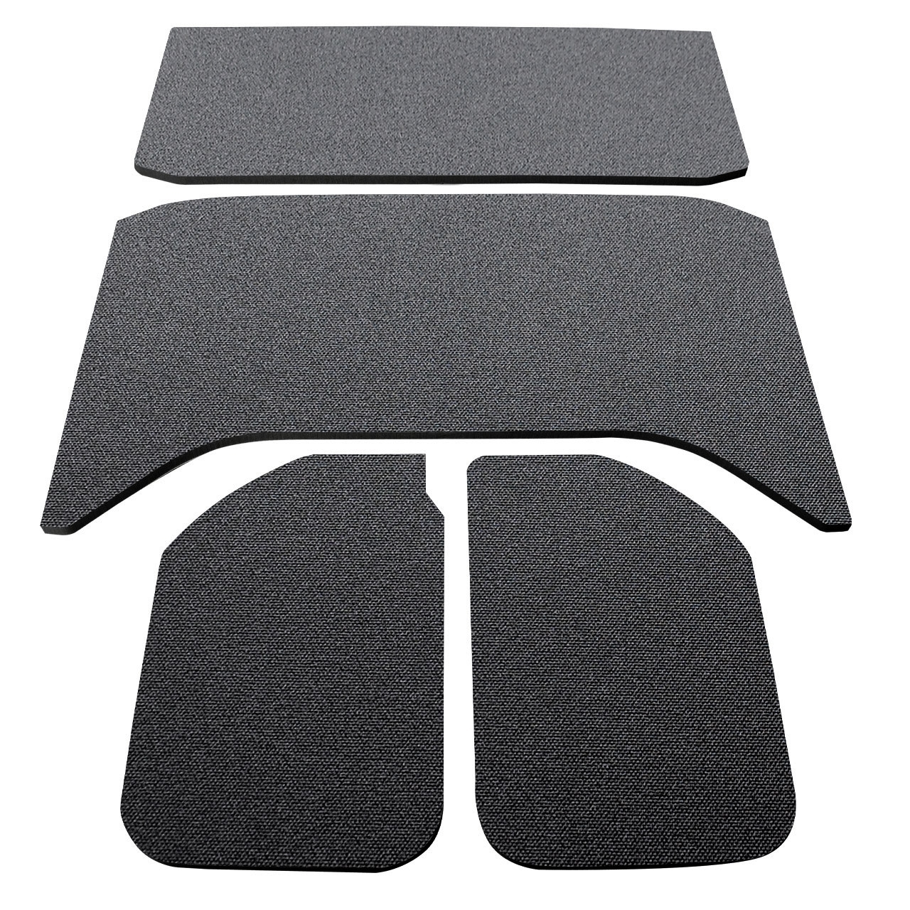 Boom Mat Original Finish Headliner, Black (4-Pieces) For 2011-2018 Jeep Wrangler Jk 4-Door | 11-18 Boom Mat Original Finish Headliner, Black (4-Pieces) For 2011-2018 Jeep Wrangler Jk 4-Door | 11-18