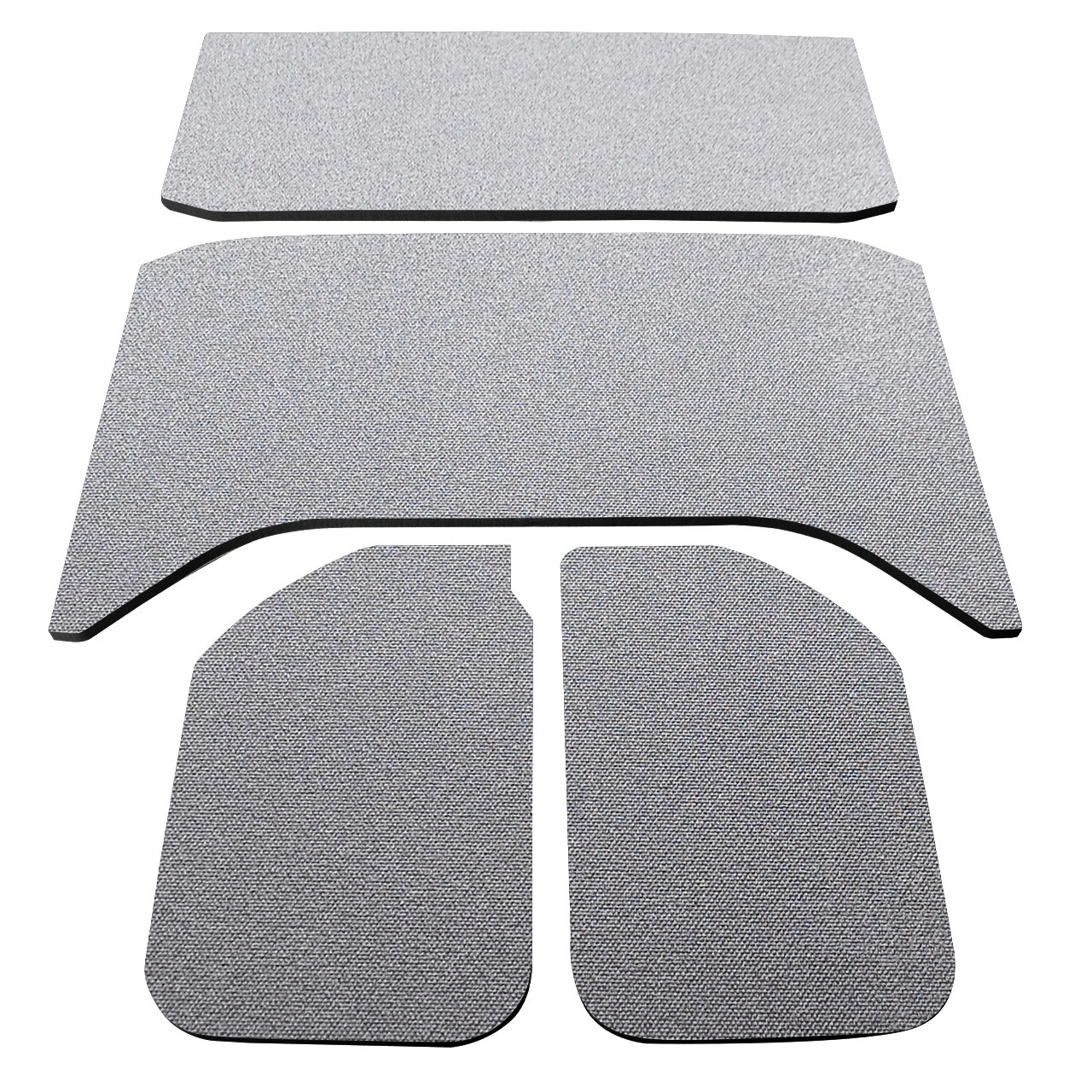 Boom Mat Original Finish Headliner, Gray (4-Pieces) For 2011-2018 Jeep Wrangler Jk 4-Door | 11-18 Boom Mat Original Finish Headliner, Gray (4-Pieces) For 2011-2018 Jeep Wrangler Jk 4-Door | 11-18