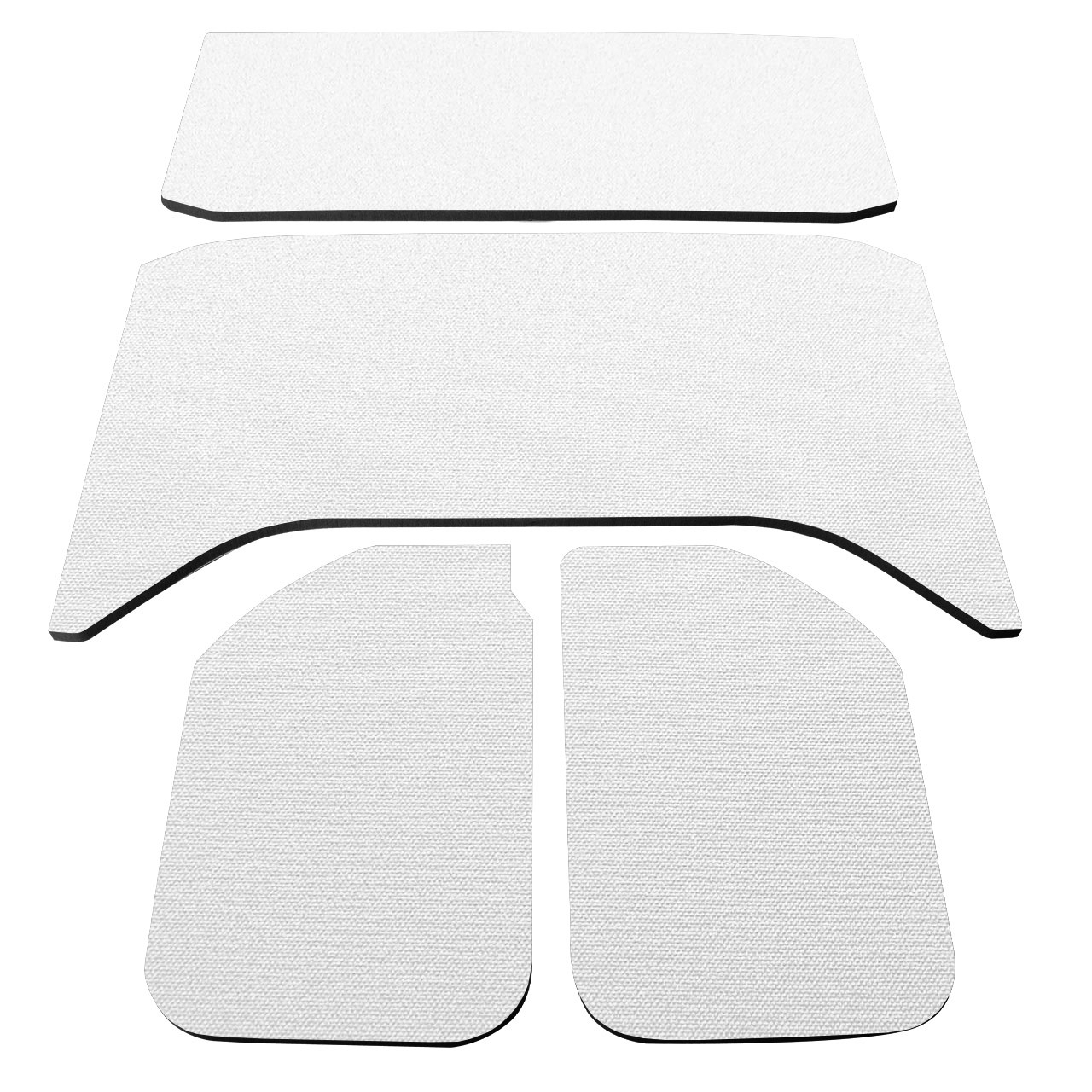 Boom Mat Original Finish Headliner, White (4-Pieces) For 2011-2018 Jeep Wrangler Jk 4-Door | 11-18 Boom Mat Original Finish Headliner, White (4-Pieces) For 2011-2018 Jeep Wrangler Jk 4-Door | 11-18