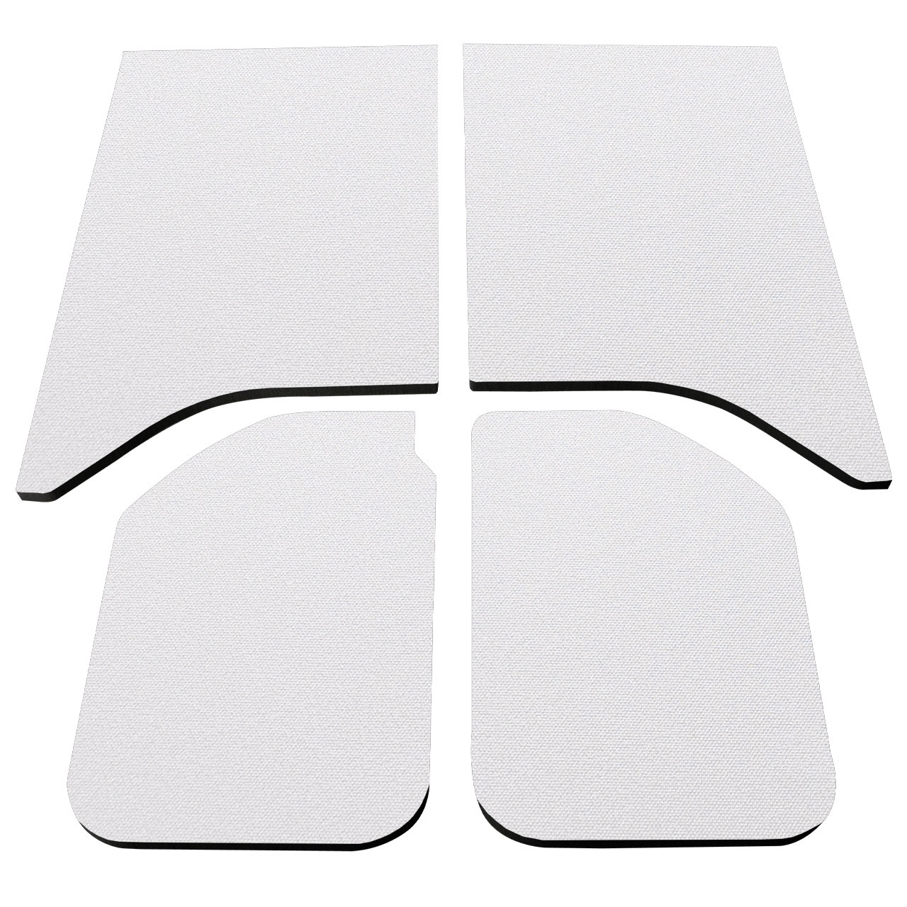Boom Mat Original Finish Headliner, White (4-Pieces) For 2011-2018 Jeep Wrangler Jk 2-Door | 11-18 Boom Mat Original Finish Headliner, White (4-Pieces) For 2011-2018 Jeep Wrangler Jk 2-Door | 11-18