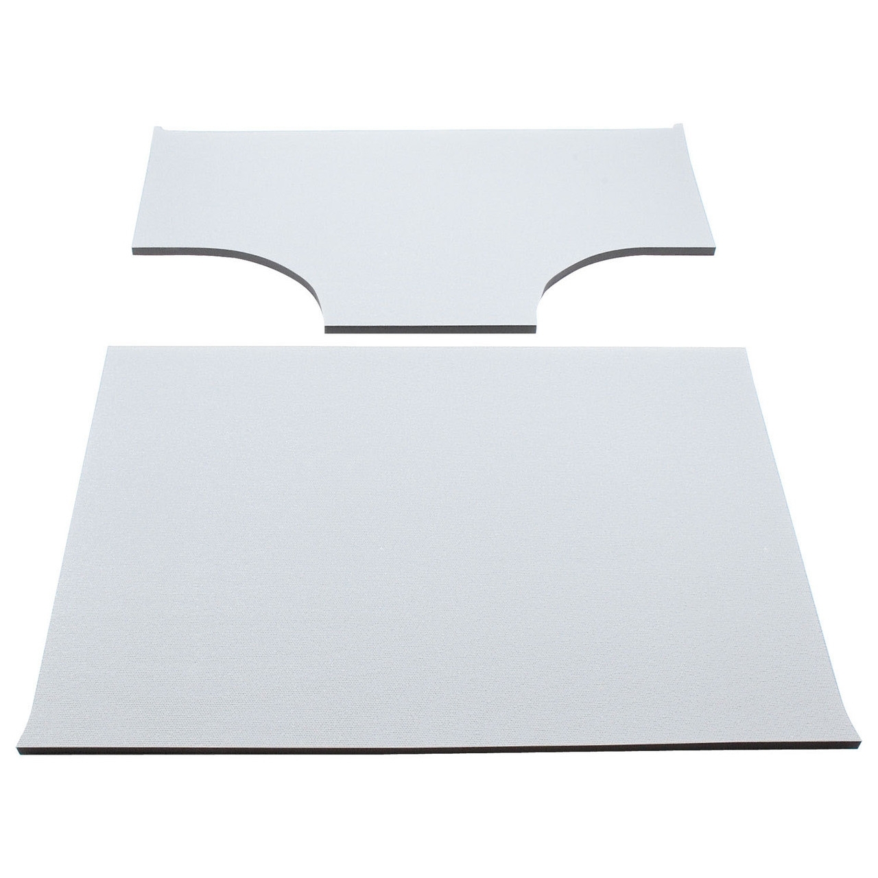Boom Mat Original Finish Headliner With Speaker Pods, White (2-Pieces) For 2003-2006 Jeep Wrangler Boom Mat Original Finish Headliner With Speaker Pods, White (2-Pieces) For 2003-2006 Jeep Wrangler