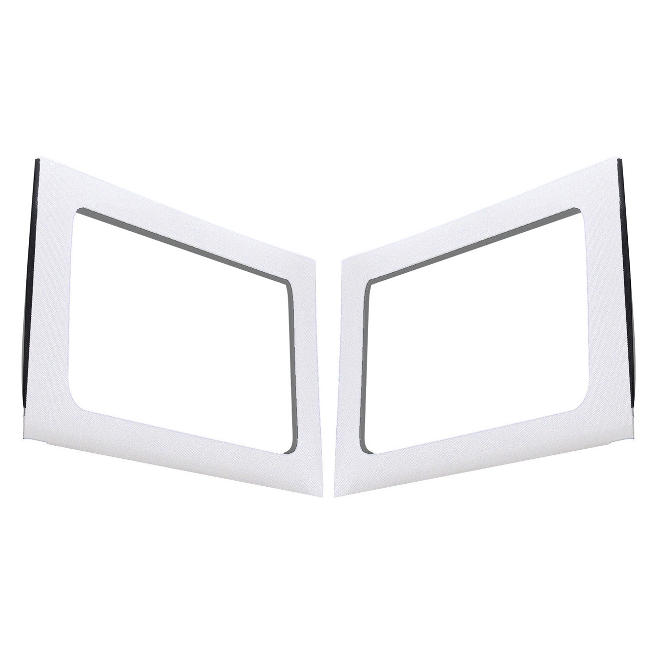 Boom Mat Original Finish Rear Side Window Frame, White For 2011-2018 Jeep Wrangler Jk 4-Door Boom Mat Original Finish Rear Side Window Frame, White For 2011-2018 Jeep Wrangler Jk 4-Door