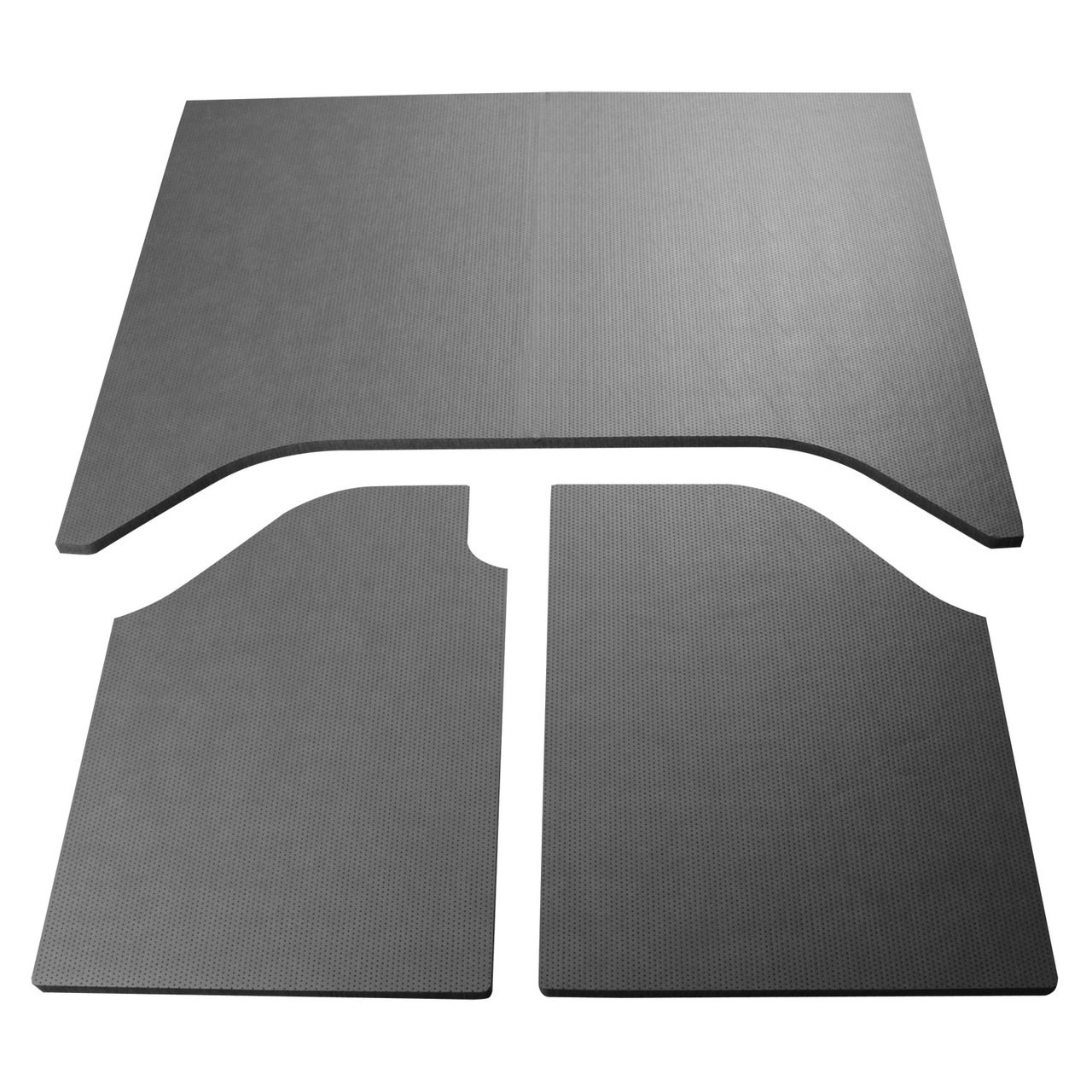 Boom Mat Leather-Look Headliner, Gray (3-Pieces) For 2007-2010 Jeep Wrangler Jk 2-Door | 07-10 Jeep Boom Mat Leather-Look Headliner, Gray (3-Pieces) For 2007-2010 Jeep Wrangler Jk 2-Door | 07-10 Jeep