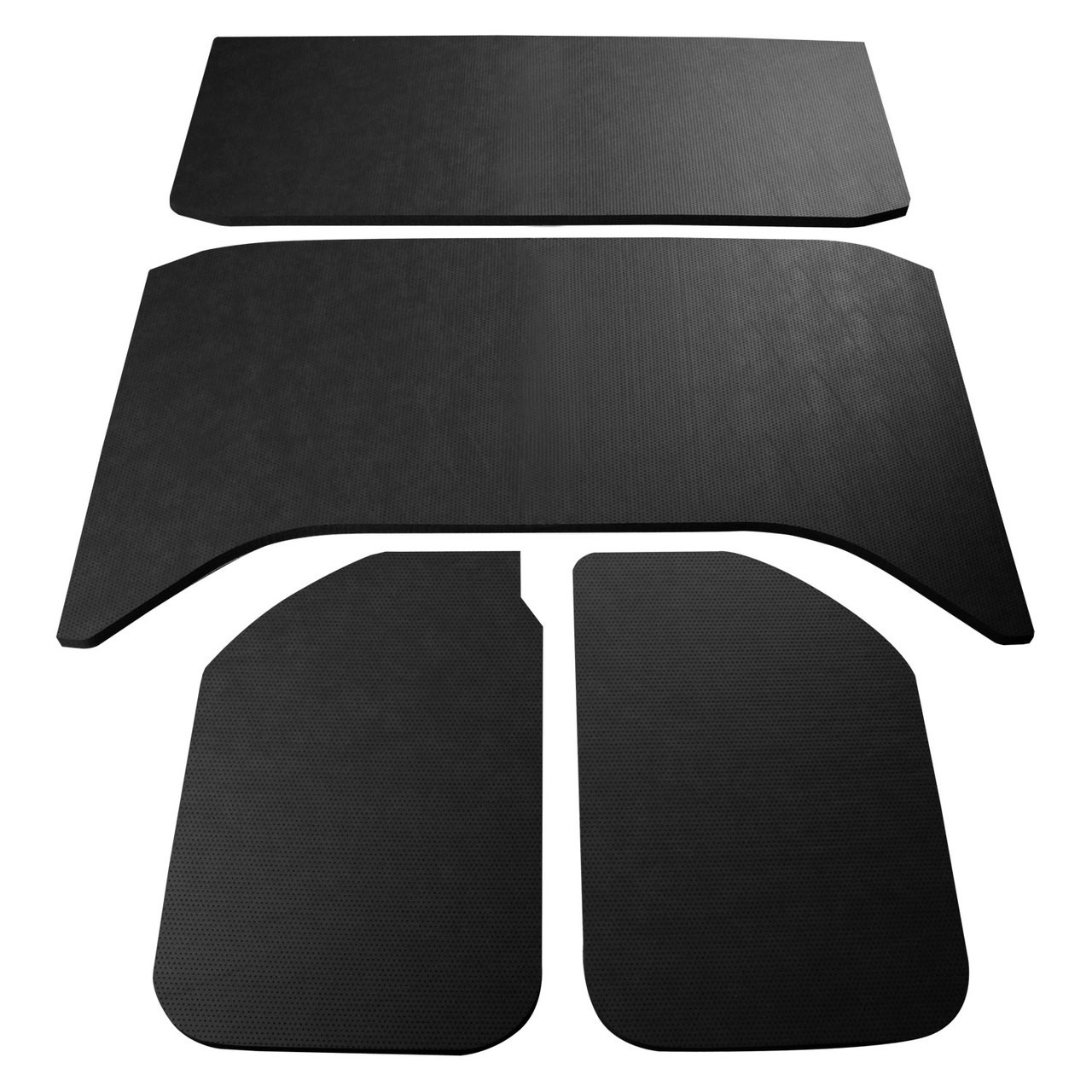 Boom Mat Leather-Look Headliner, Black (4-Pieces) For 2011-2018 Jeep Wrangler Jk 4-Door | 11-18 Boom Mat Leather-Look Headliner, Black (4-Pieces) For 2011-2018 Jeep Wrangler Jk 4-Door | 11-18