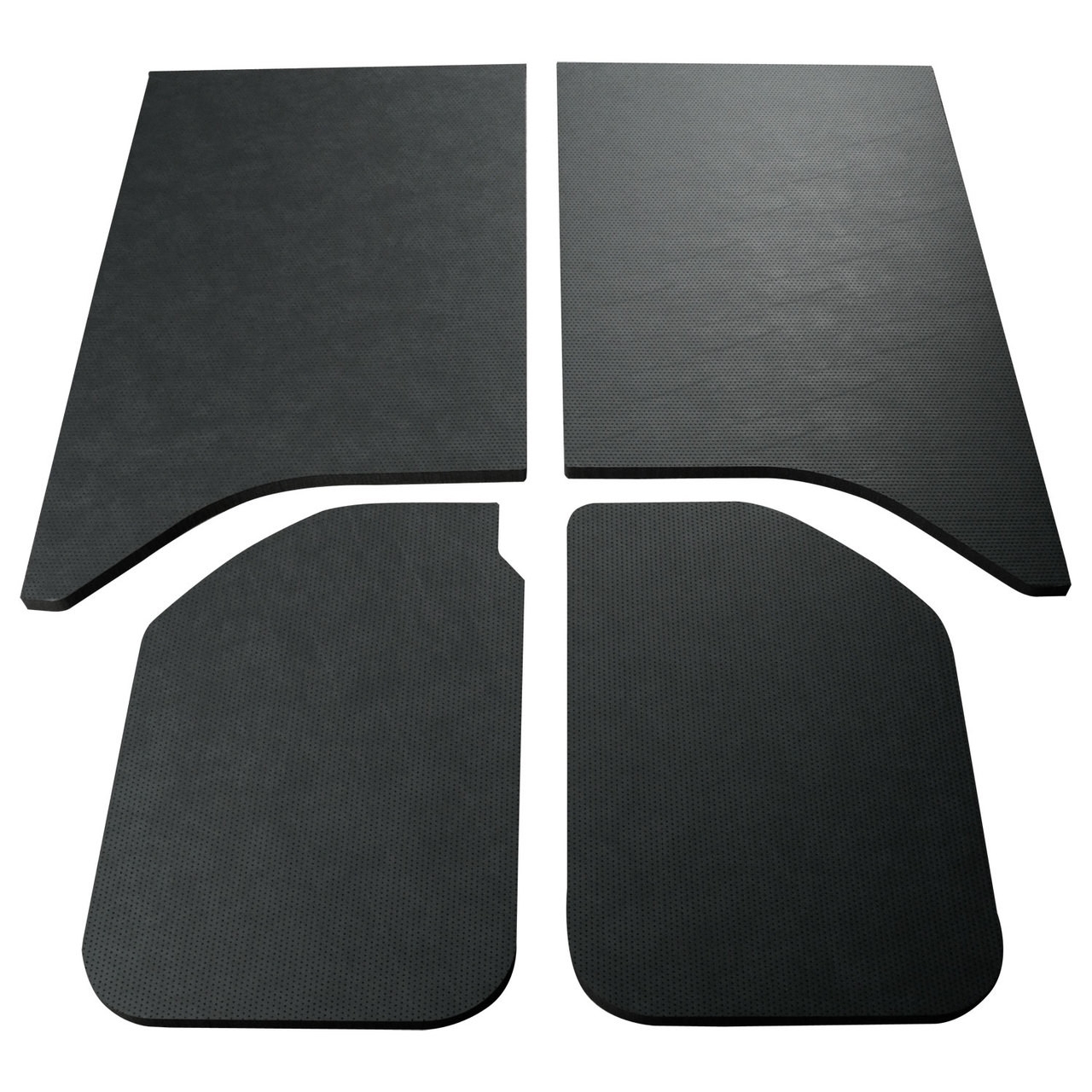 Boom Mat Leather-Look Headliner, Black (4-Pieces) For 2011-2018 Jeep Wrangler Jk 2-Door | 11-18 Boom Mat Leather-Look Headliner, Black (4-Pieces) For 2011-2018 Jeep Wrangler Jk 2-Door | 11-18