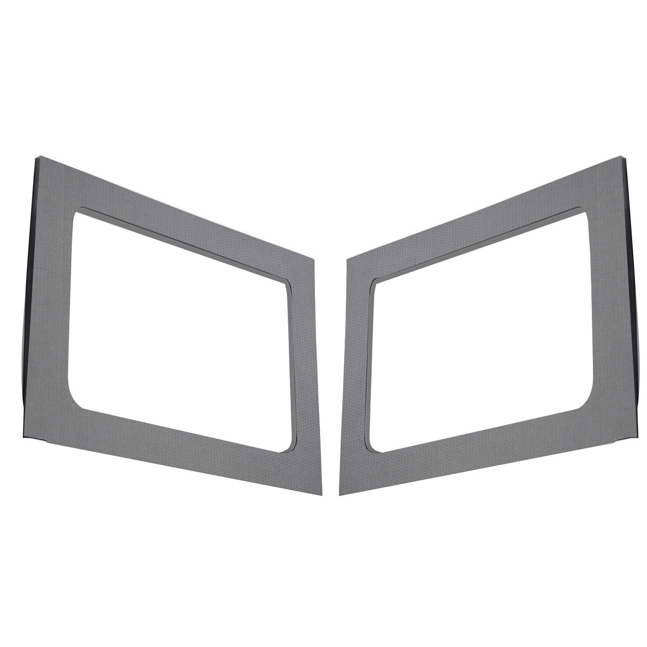 Boom Mat Leather-Look Rear Side Window Frame, Gray For 2011-2018 Jeep Wrangler Jk 4-Door | 11-18 Boom Mat Leather-Look Rear Side Window Frame, Gray For 2011-2018 Jeep Wrangler Jk 4-Door | 11-18