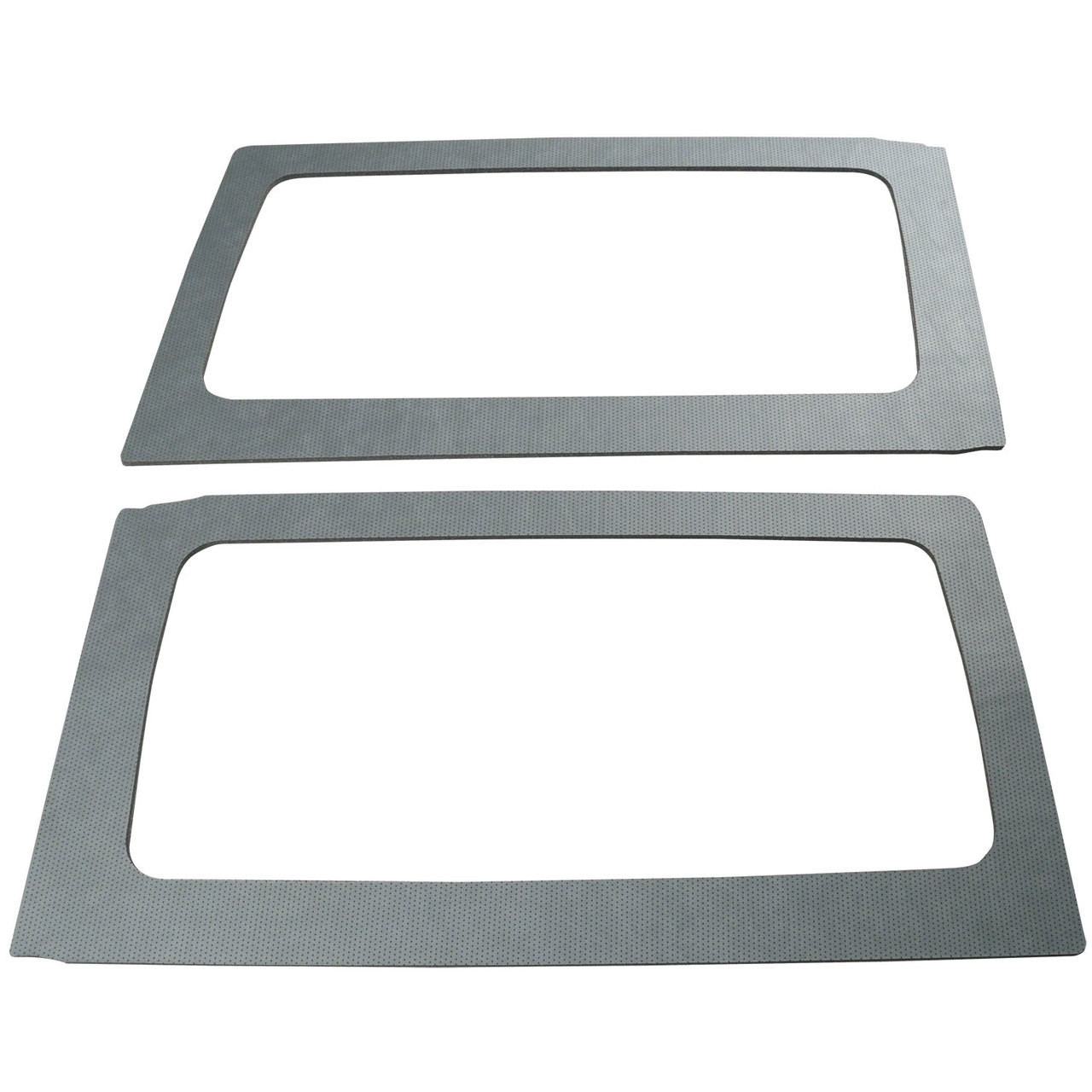 Boom Mat Leather-Look Rear Side Window Frame, Gray For 2011-2018 Jeep Wrangler Jk 2-Door | 11-18 Boom Mat Leather-Look Rear Side Window Frame, Gray For 2011-2018 Jeep Wrangler Jk 2-Door | 11-18