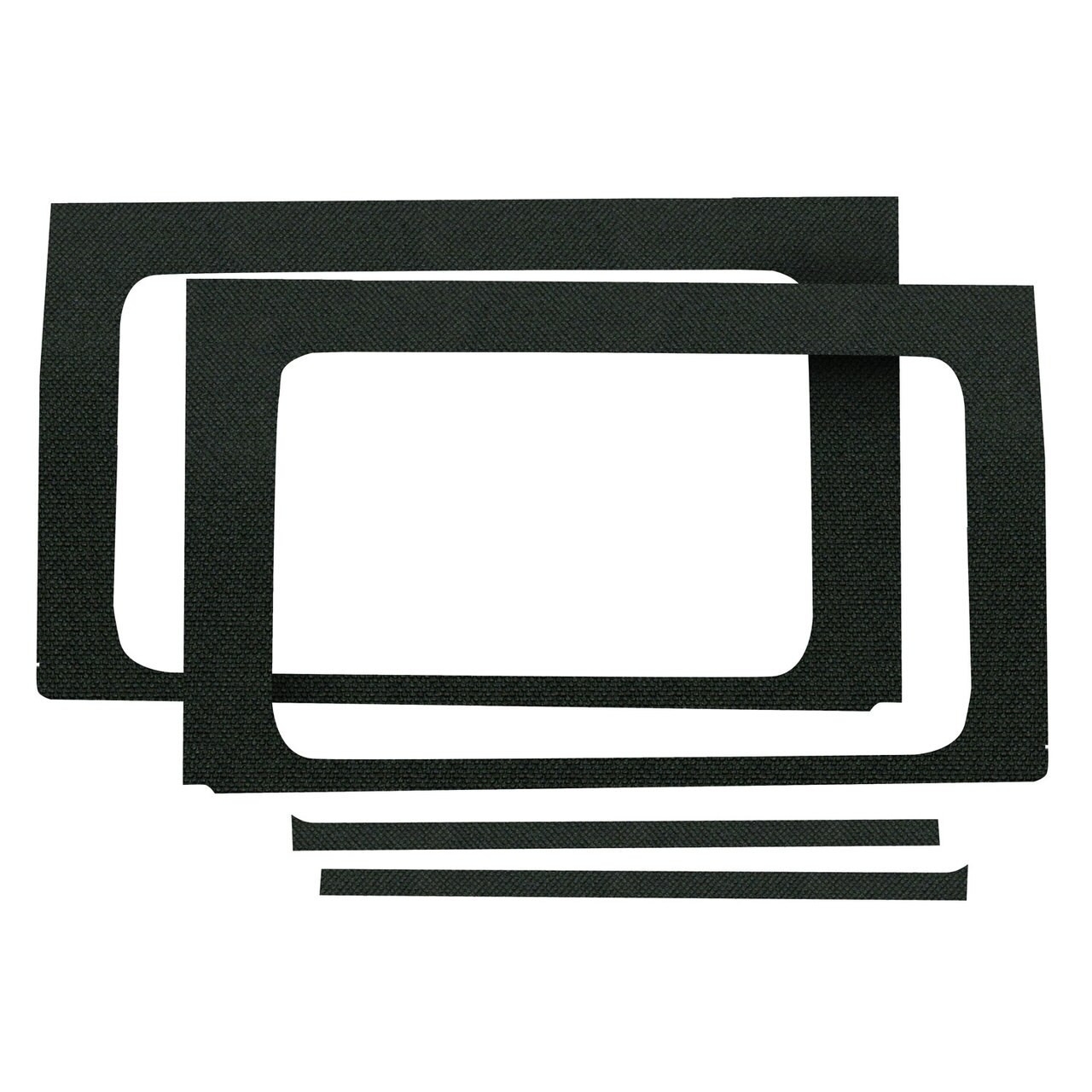 Boom Mat Original Finish Rear Side Window Frame, Black (4-Pieces) For Jeep Wrangler Jl 4-Door Boom Mat Original Finish Rear Side Window Frame, Black (4-Pieces) For Jeep Wrangler Jl 4-Door