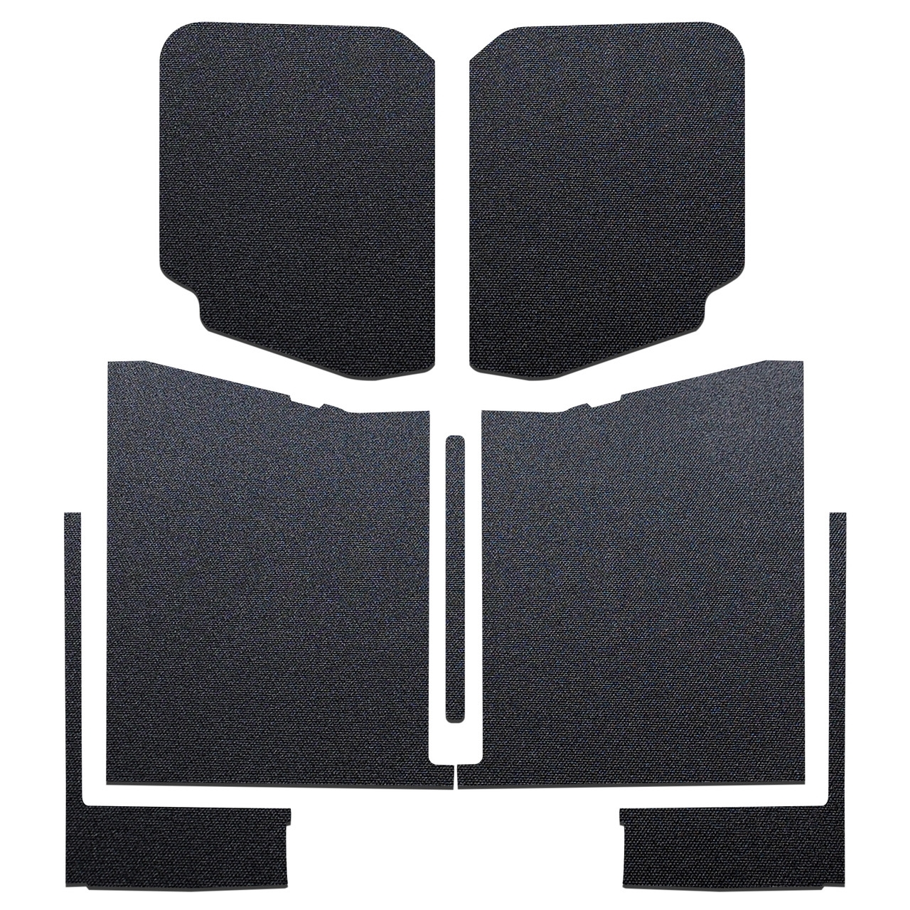 Boom Mat Original Finish Headliner Complete Kit, Black (7-Pieces) For Jeep Gladiator Jt | 19-22 Boom Mat Original Finish Headliner Complete Kit, Black (7-Pieces) For Jeep Gladiator Jt | 19-22