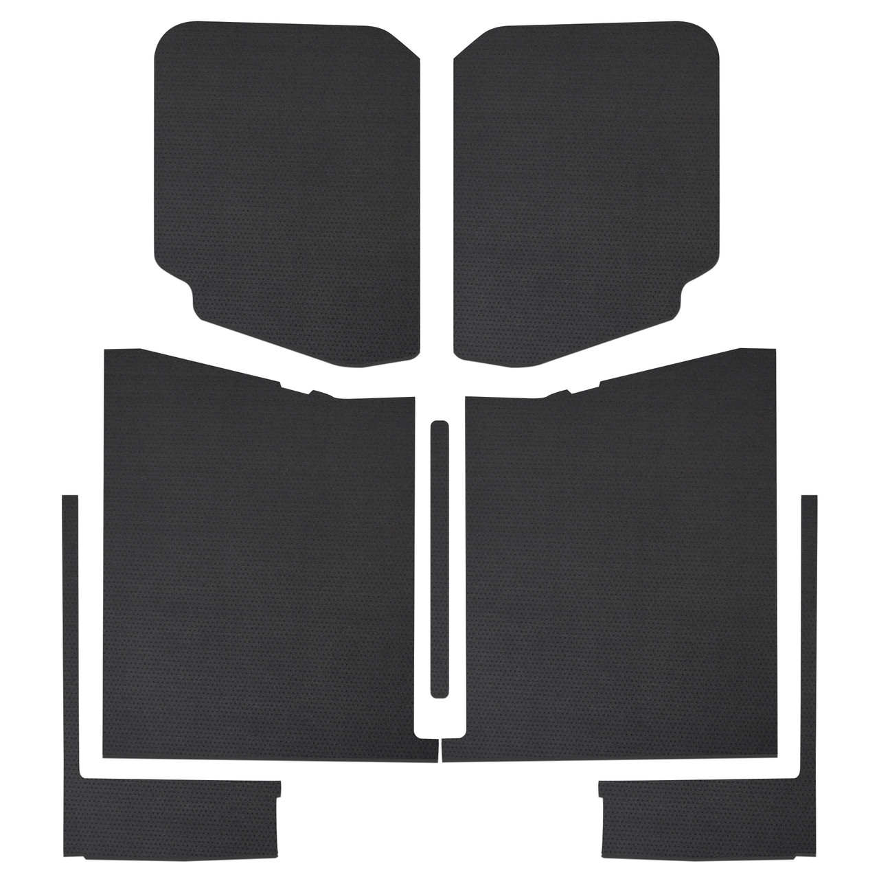 Boom Mat Leather-Look Headliner Complete Kit, Black (7-Pieces) For Jeep Gladiator Jt | 19-22 Jeep