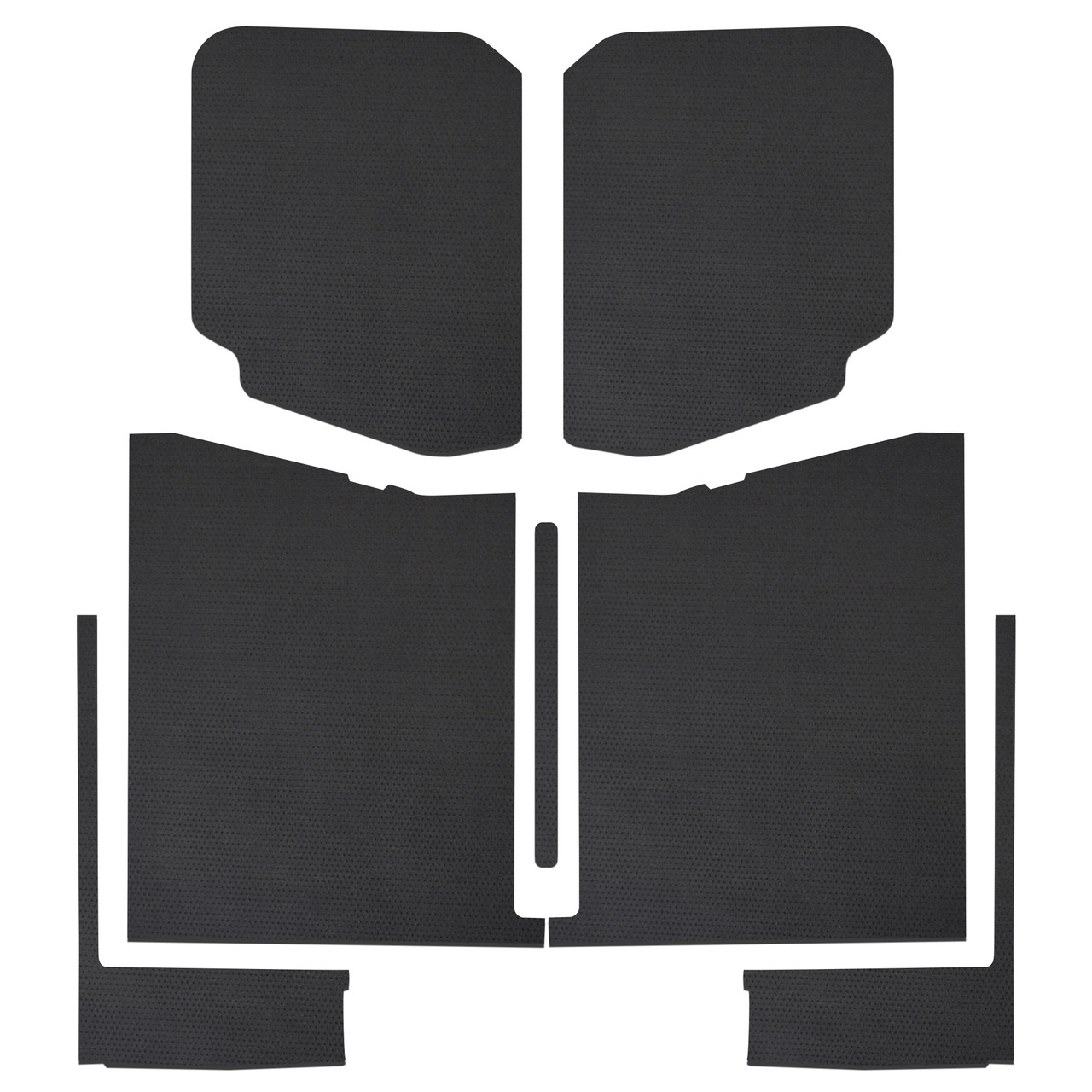 Boom Mat Leather-Look Headliner Complete Kit, Black (7-Pieces) For Jeep Gladiator Jt | 19-22 Jeep Boom Mat Leather-Look Headliner Complete Kit, Black (7-Pieces) For Jeep Gladiator Jt | 19-22 Jeep