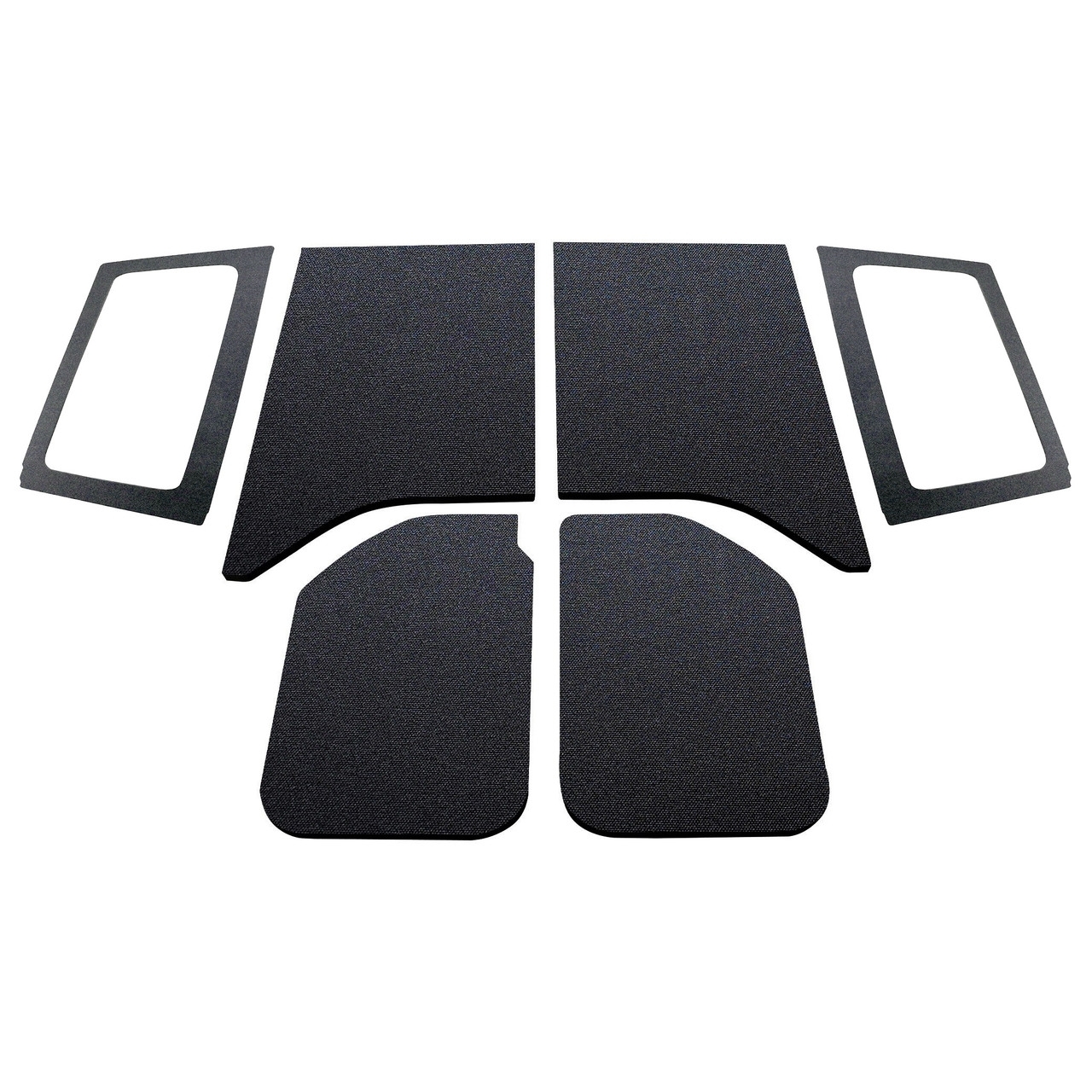 Boom Mat Original Finish Headliner Complete Kit, Black For 2007-2018 Jeep Wrangler Jk 2-Door Boom Mat Original Finish Headliner Complete Kit, Black For 2007-2018 Jeep Wrangler Jk 2-Door