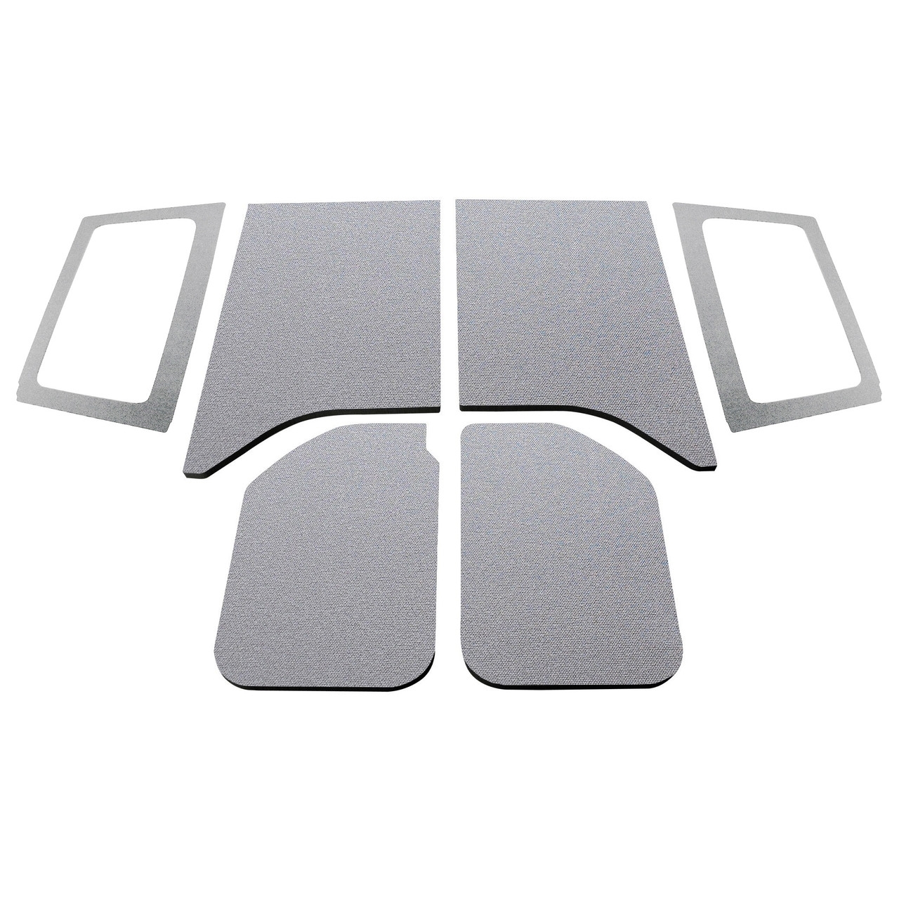 Boom Mat Original Finish Headliner Complete Kit, Gray For 2007-2018 Jeep Wrangler Jk 2-Door | 07-18 Boom Mat Original Finish Headliner Complete Kit, Gray For 2007-2018 Jeep Wrangler Jk 2-Door | 07-18