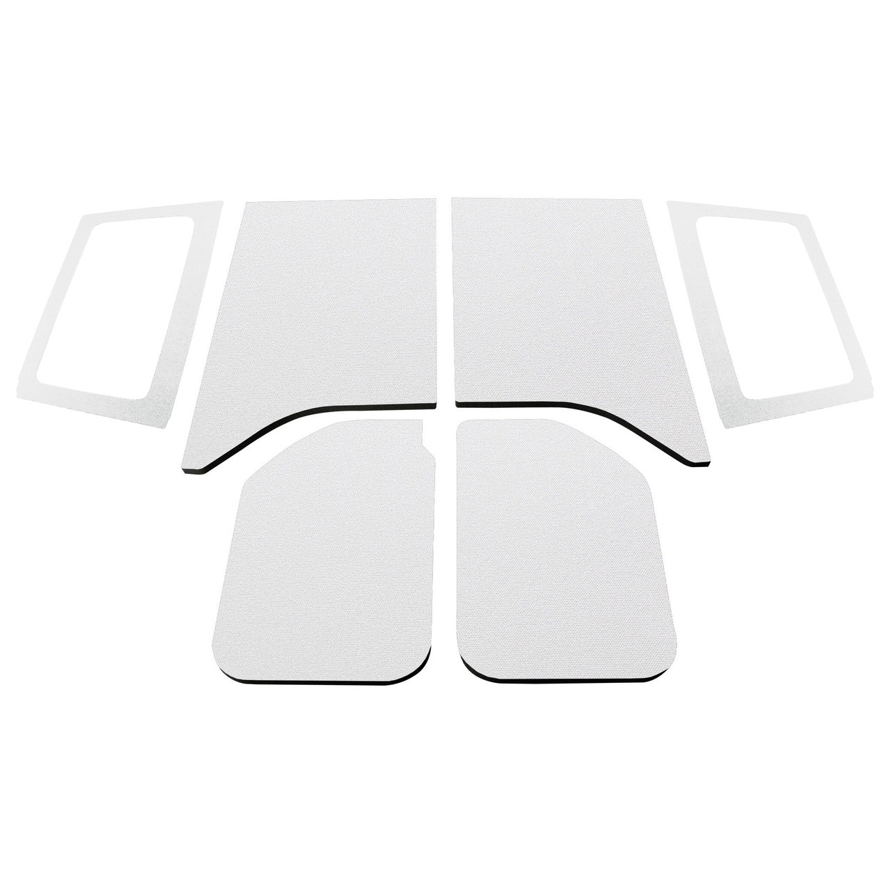 Boom Mat Original Finish Headliner Complete Kit, White For 2007-2018 Jeep Wrangler Jk 2-Door Boom Mat Original Finish Headliner Complete Kit, White For 2007-2018 Jeep Wrangler Jk 2-Door