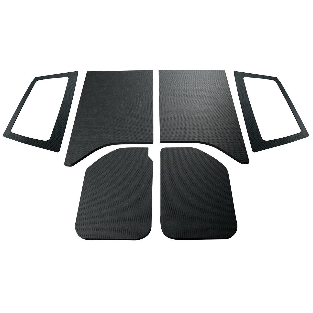 Boom Mat Leather-Look Headliner Complete Kit, Black For 2007-2018 Jeep Wrangler Jk 2-Door | 07-18 Boom Mat Leather-Look Headliner Complete Kit, Black For 2007-2018 Jeep Wrangler Jk 2-Door | 07-18