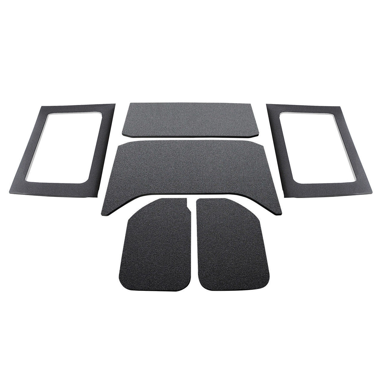 Boom Mat Original Finish Headliner Complete Kit, Black For 2007-2018 Jeep Wrangler Jk 4-Door Boom Mat Original Finish Headliner Complete Kit, Black For 2007-2018 Jeep Wrangler Jk 4-Door
