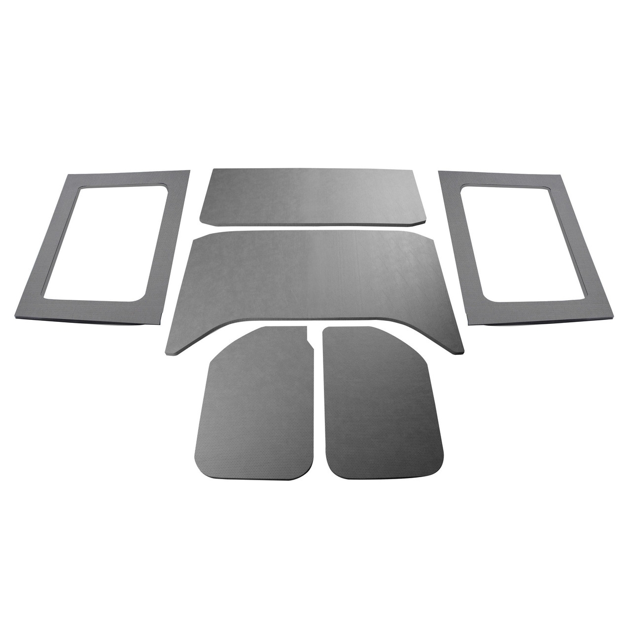 Boom Mat Leather-Look Headliner Complete Kit, Gray For 2007-2018 Jeep Wrangler Jk 4-Door | 07-18 Boom Mat Leather-Look Headliner Complete Kit, Gray For 2007-2018 Jeep Wrangler Jk 4-Door | 07-18