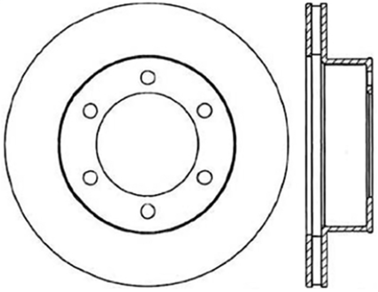 Stoptech Cryostop High Carbon Rotor, 1995-2004 Toyota Tacoma, FLMN-125.44109CRY Stoptech Cryostop High Carbon Rotor, 1995-2004 Toyota Tacoma, FLMN-125.44109CRY