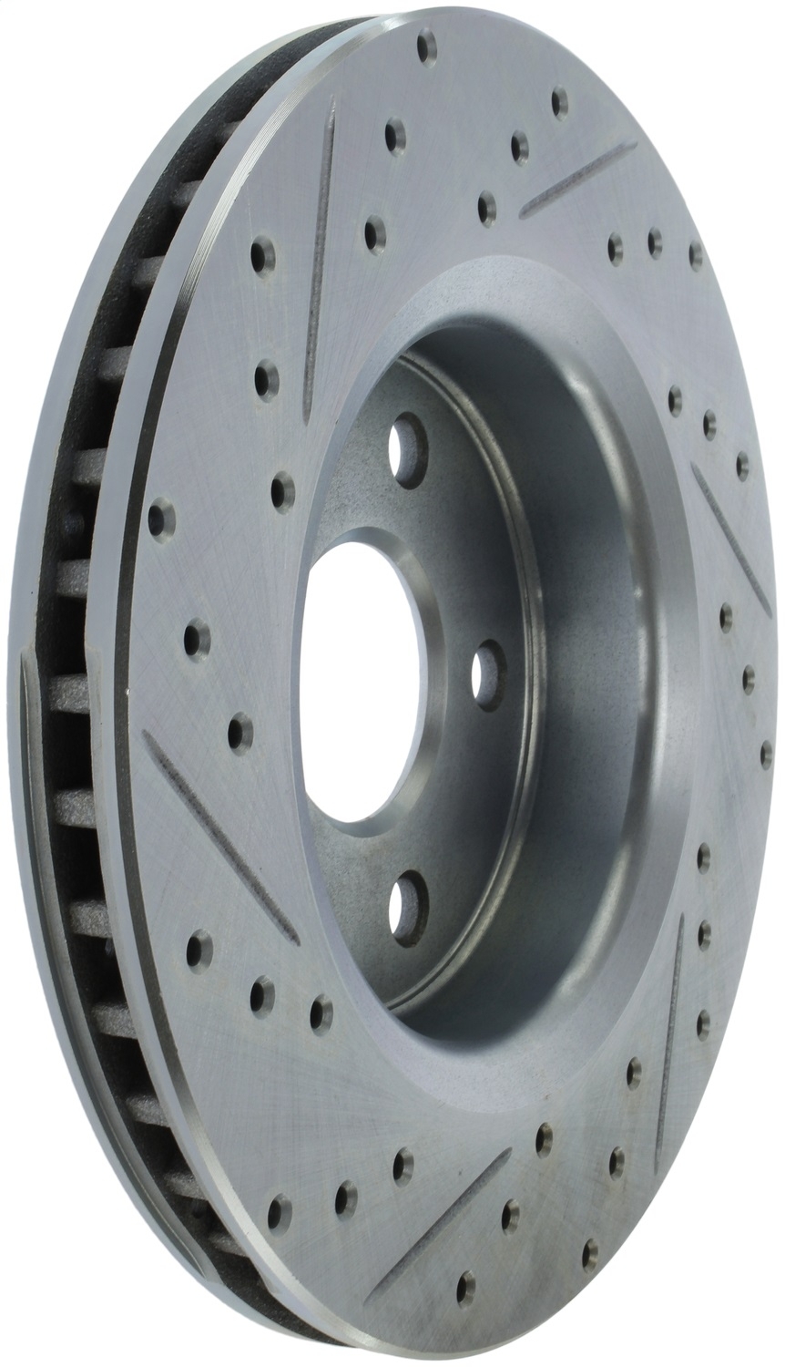 Stoptech Select Sport Drilled/slotted Rotor, Front Left, 2005-2010 Jeep Grand Cherokee Wk,