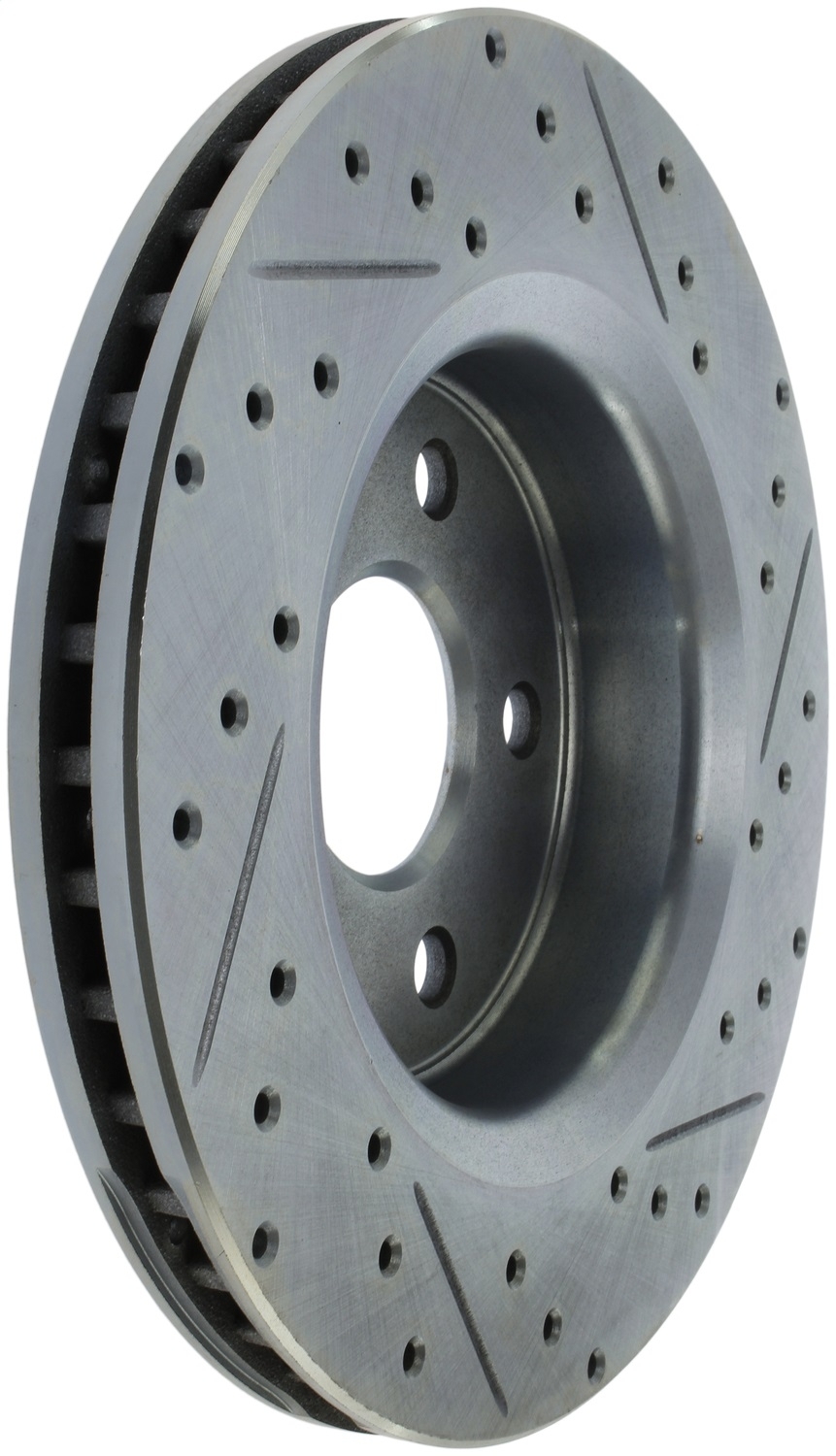 Stoptech Select Sport Drilled/slotted Rotor, Front Right, 2005-2010 Jeep Grand Cherokee Wk,