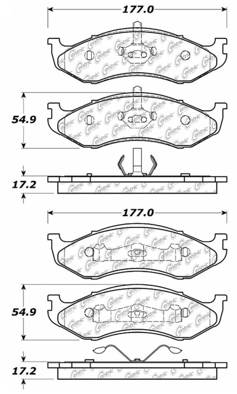 Stoptech Truck/suv Pads, Front, 2000-2006 Jeep Wrangler Tj, FLMN-319.04770 Stoptech Truck/suv Pads, Front, 2000-2006 Jeep Wrangler Tj, FLMN-319.04770