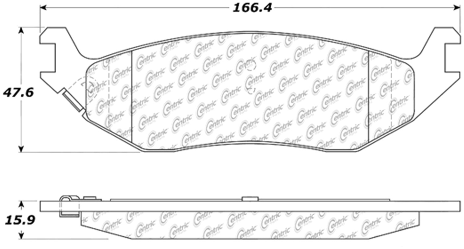 Stoptech Truck/suv Pads, Rear, 2011-2018 Ram 1500, FLMN-319.08980 Stoptech Truck/suv Pads, Rear, 2011-2018 Ram 1500, FLMN-319.08980
