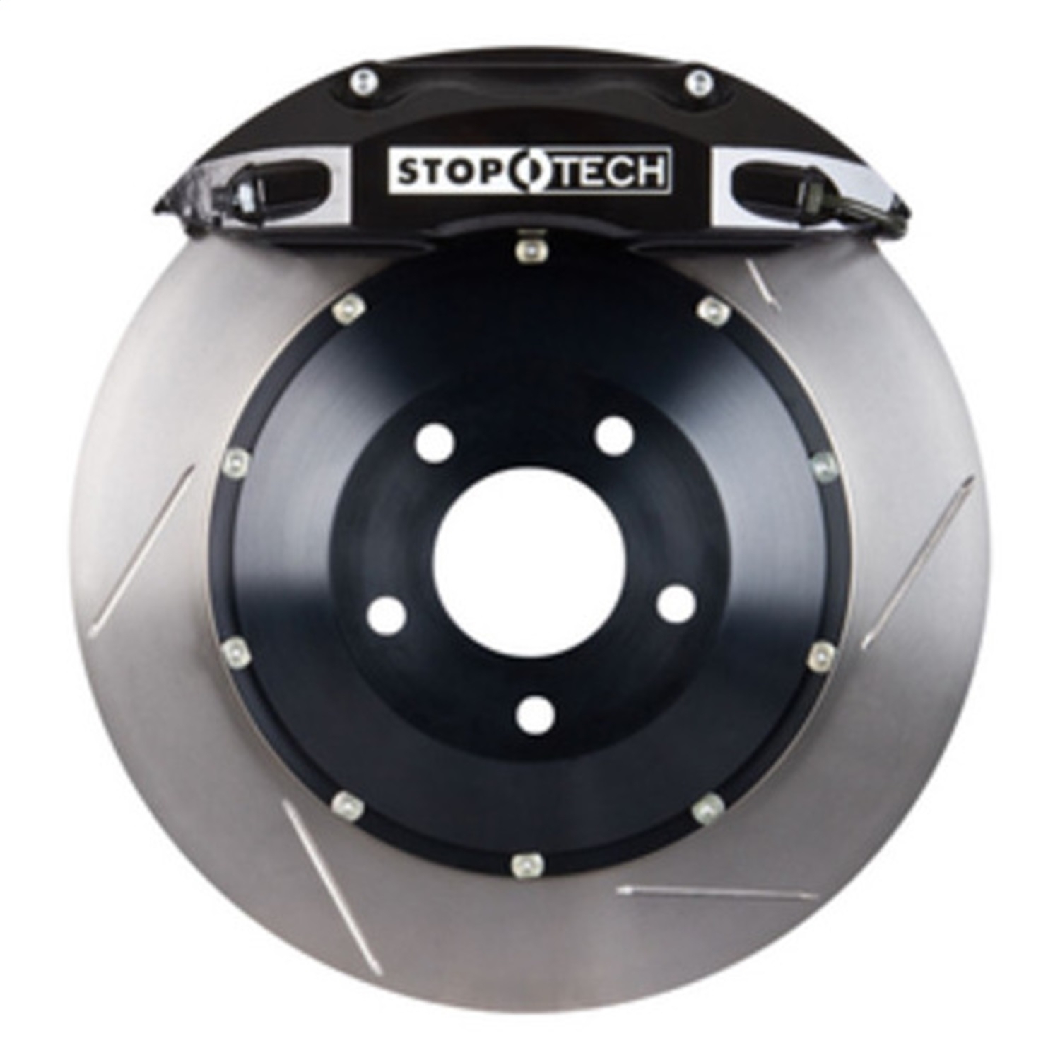 Stoptech Front Big Brake Kit, 2 Piece Non-Coated/slotted 355 X 32Mm Rotors, 4-Piston Black Stoptech Front Big Brake Kit, 2 Piece Non-Coated/slotted 355 X 32Mm Rotors, 4-Piston Black