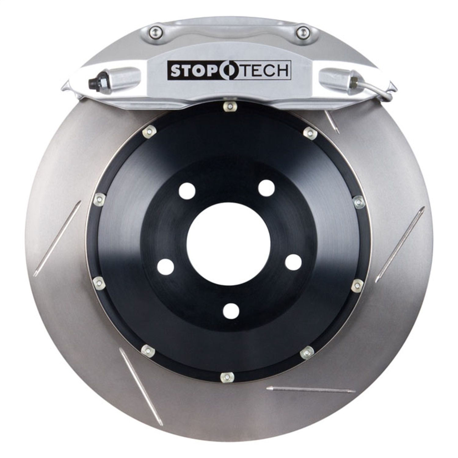 Stoptech Front Big Brake Kit, 2 Piece Non-Coated/slotted 355 X 32Mm Rotors, 4-Piston Silver Stoptech Front Big Brake Kit, 2 Piece Non-Coated/slotted 355 X 32Mm Rotors, 4-Piston Silver