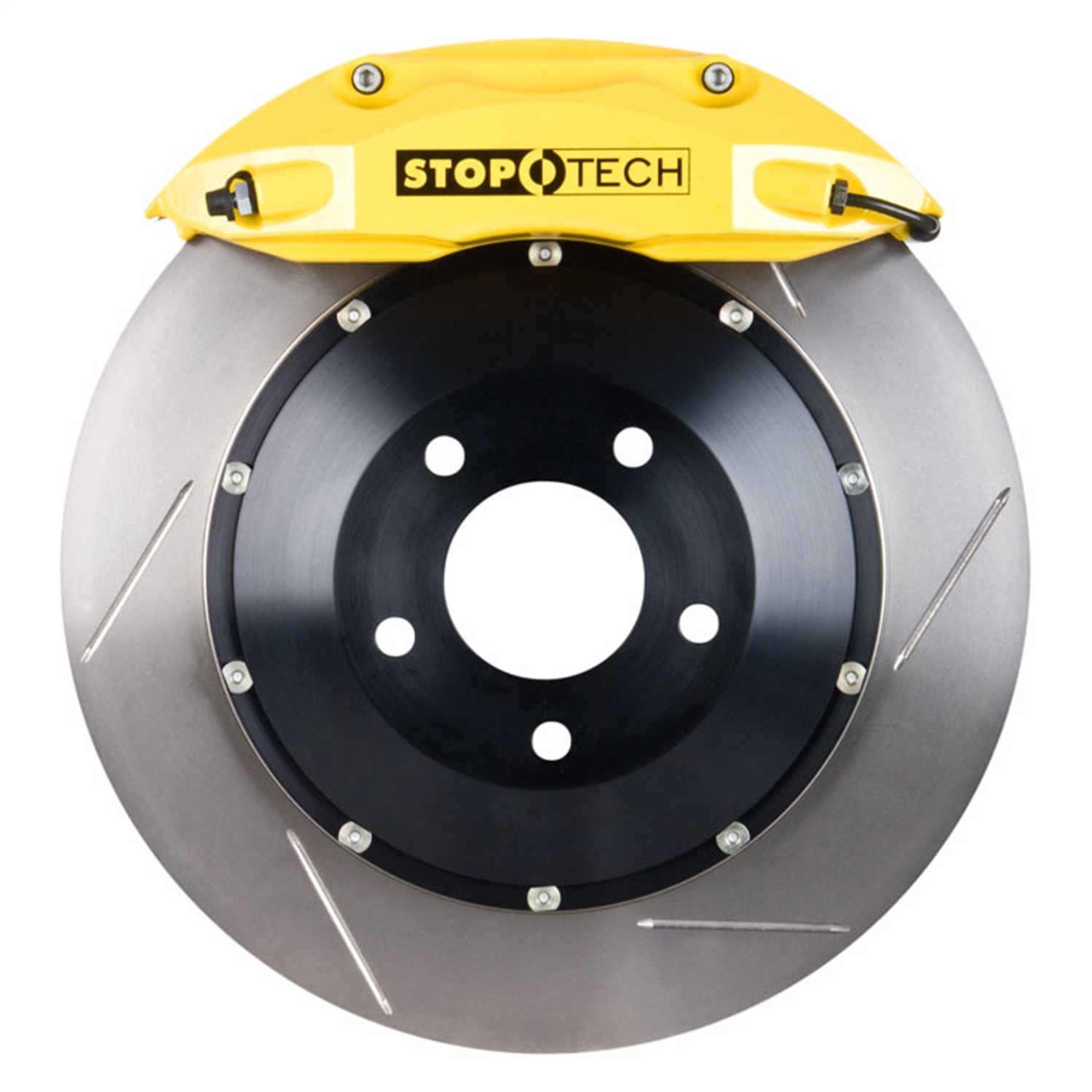 Stoptech Front Big Brake Kit, 2 Piece Non-Coated/slotted 355 X 32Mm Rotors, 4-Piston Yellow Stoptech Front Big Brake Kit, 2 Piece Non-Coated/slotted 355 X 32Mm Rotors, 4-Piston Yellow