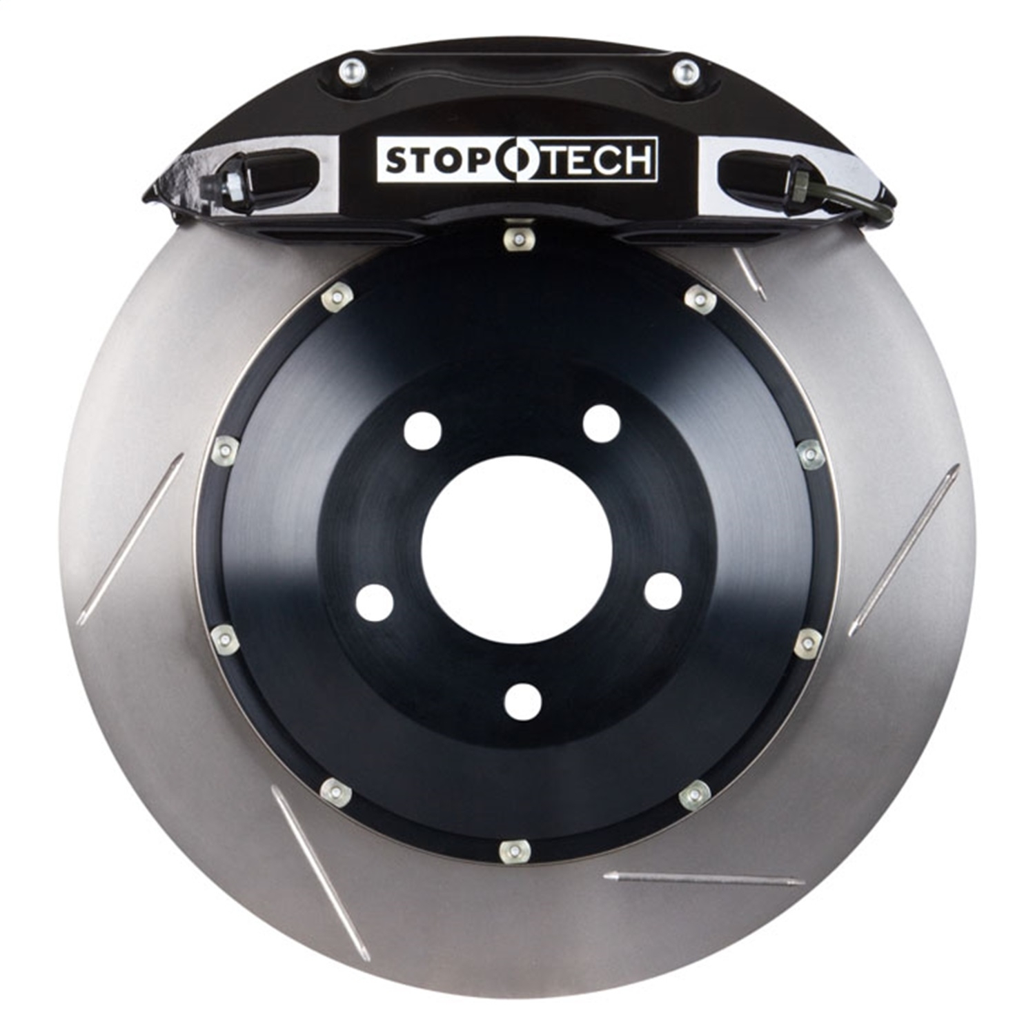 Stoptech Front Big Brake Kit, 2 Piece Non-Coated/slotted 355 X 32Mm Rotors, 4-Piston Black Stoptech Front Big Brake Kit, 2 Piece Non-Coated/slotted 355 X 32Mm Rotors, 4-Piston Black