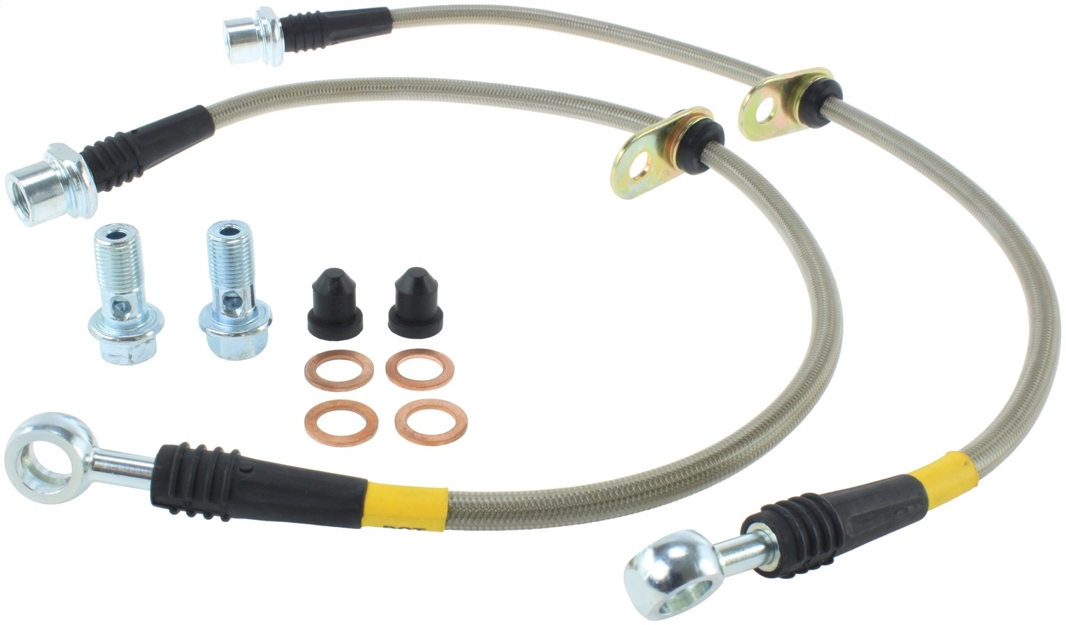 Stoptech Stainless Steel Brake Line Kit, Front, 2005-2015 Toyota Tacoma, FLMN-950.44016 Stoptech Stainless Steel Brake Line Kit, Front, 2005-2015 Toyota Tacoma, FLMN-950.44016