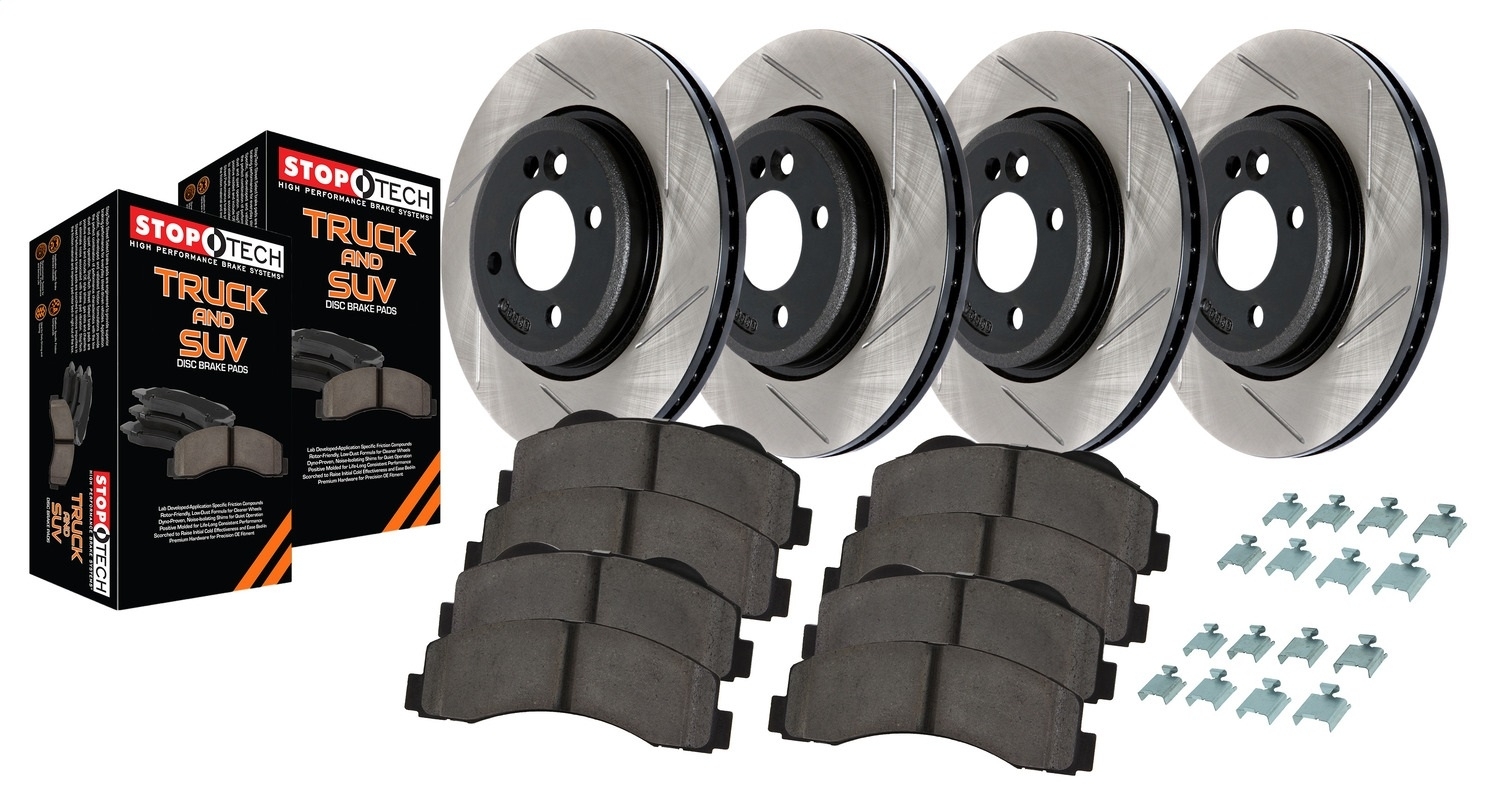 Stoptech Truck & Tow Brake Kit, Front And Rear, 2003-2009 Toyota 4Runner, FLMN-967.44017 Stoptech Truck & Tow Brake Kit, Front And Rear, 2003-2009 Toyota 4Runner, FLMN-967.44017