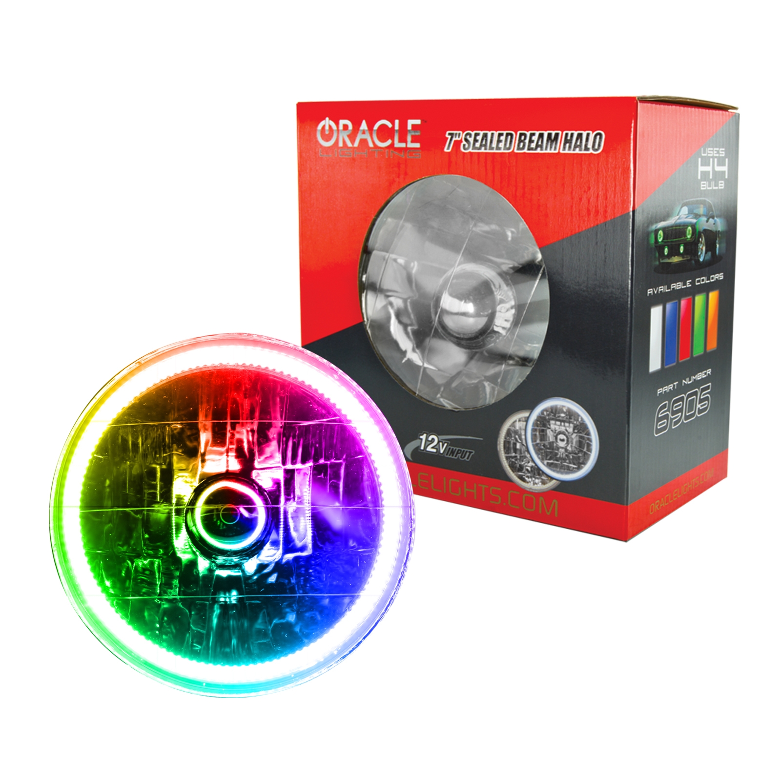 Oracle Halo H4 Conversion Headlight 7 Oracle Halo H4 Conversion Headlight 7