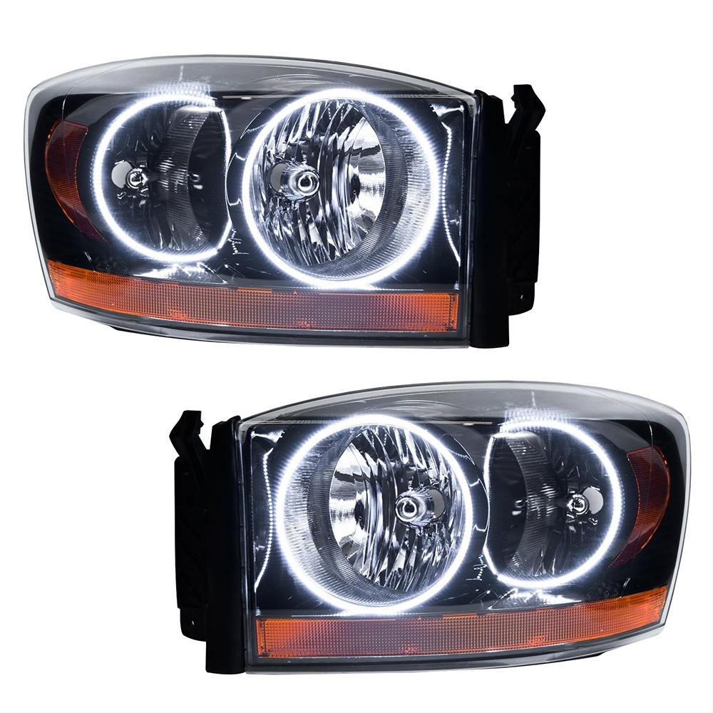 Oracle Lighting Smd Pre-Assembled Headlights, Black, White, FQCV-7033-001 Oracle Lighting Smd Pre-Assembled Headlights, Black, White, FQCV-7033-001