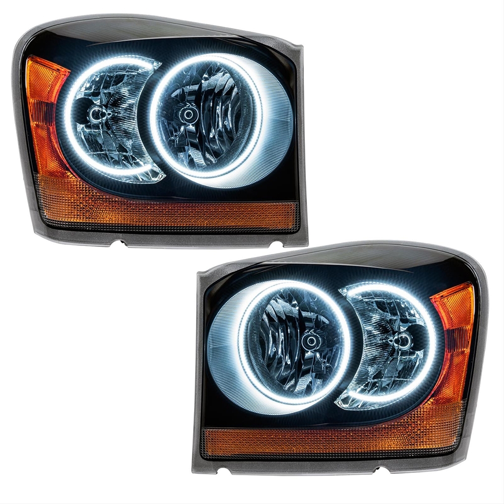 Oracle Lighting Smd Pre-Assembled Headlights, Black, White, FQCV-7107-001 Oracle Lighting Smd Pre-Assembled Headlights, Black, White, FQCV-7107-001