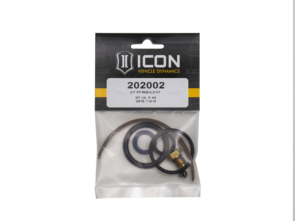 Icon Vehicle Dynamics 2.0 Internal Floating Piston Shock Rebuild Kit, Suspension Parts, FRDK-202002 Icon Vehicle Dynamics 2.0 Internal Floating Piston Shock Rebuild Kit, Suspension Parts, FRDK-202002