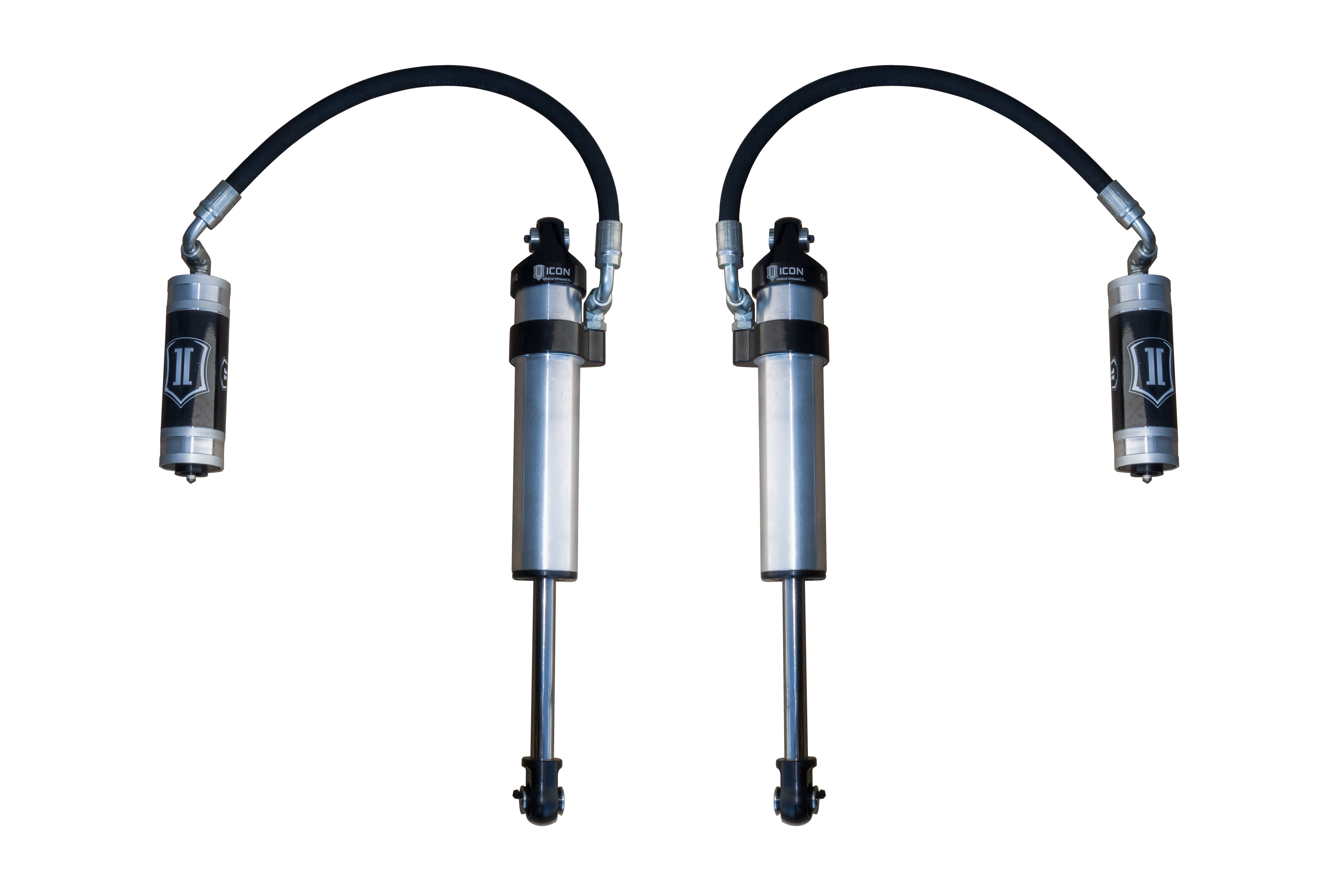 Icon Vehicle Dynamics Toyota Secondary Stock Travel 2.5 Remote Reservoir Shock Pair, Suspension Icon Vehicle Dynamics Toyota Secondary Stock Travel 2.5 Remote Reservoir Shock Pair, Suspension