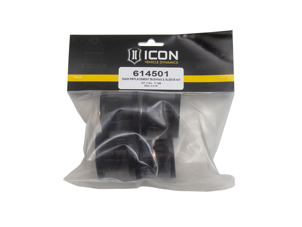 Icon Vehicle Dynamics 58400 Replacement Bushing And Sleeve Kit, Suspension Parts, FRDK-614501 Icon Vehicle Dynamics 58400 Replacement Bushing And Sleeve Kit, Suspension Parts, FRDK-614501