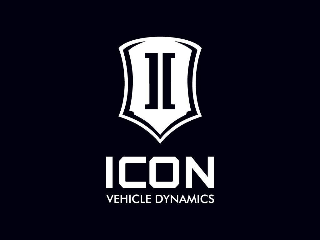 Icon Vehicle Dynamics 6 In Tall Icon Stack White Logo Decal, FRDK-STICKER-STACK 6 IN W